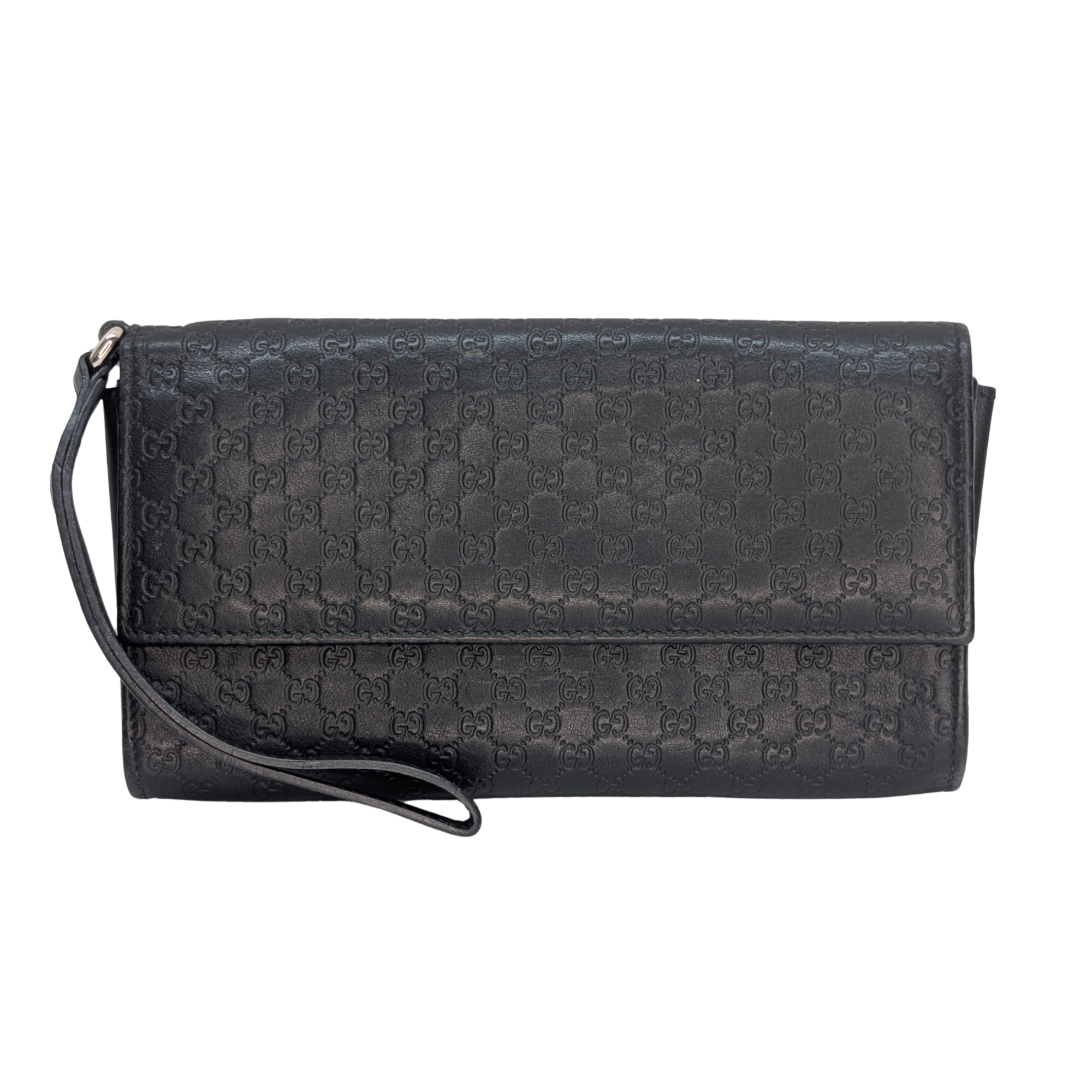 Gucci Microguccissima Clutch Wallet Black