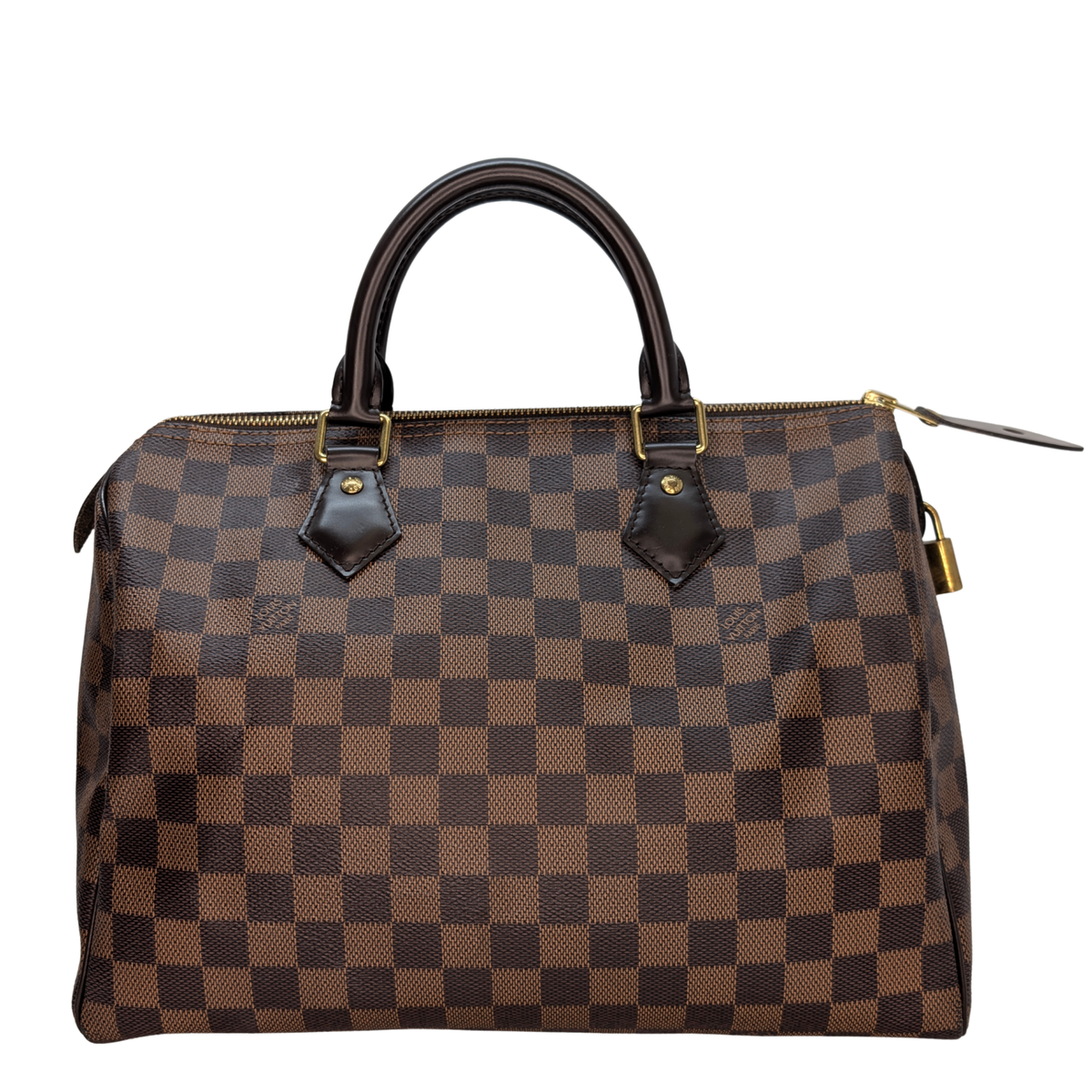 路易威登 Speedy 30 棋盘格纹 Ebene 手袋