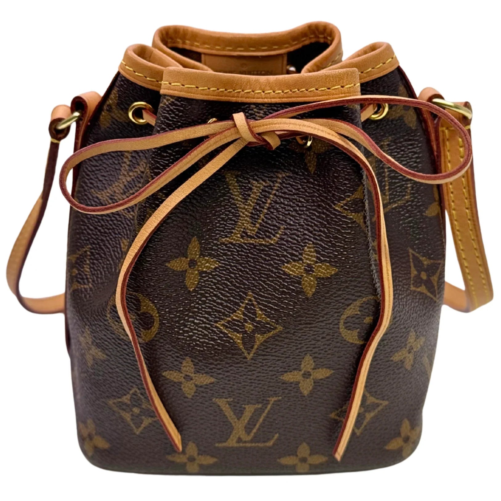 Louis Vuitton Nano Noè Shoulder Bag Monogram - Lost Designer