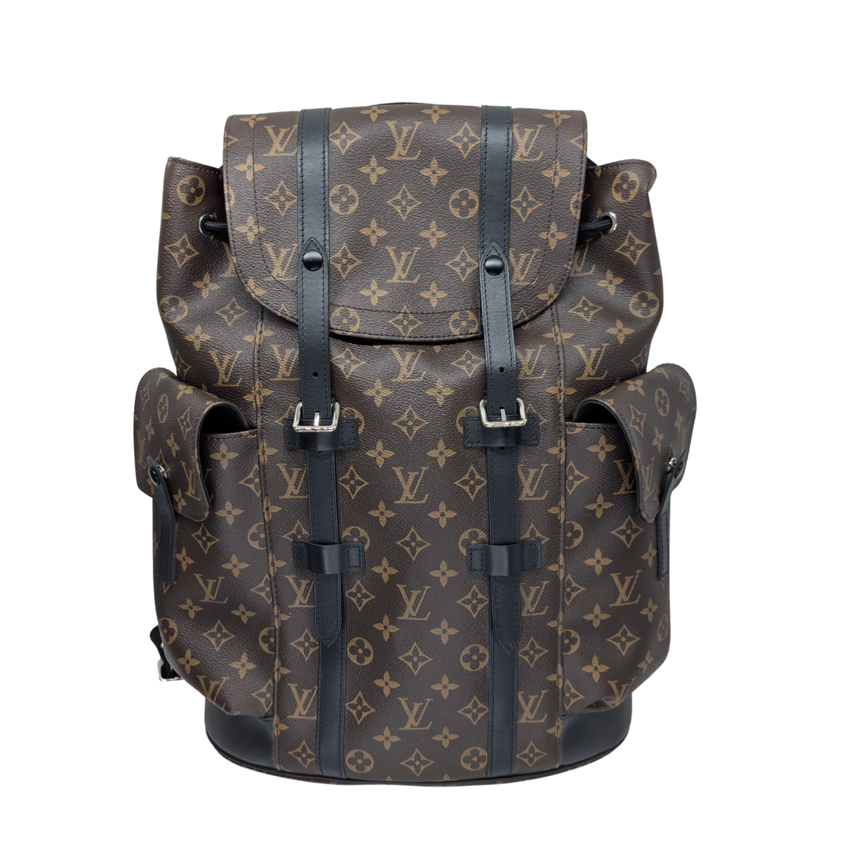 路易威登 Christopher MM Monogram Macassar 帆布背包