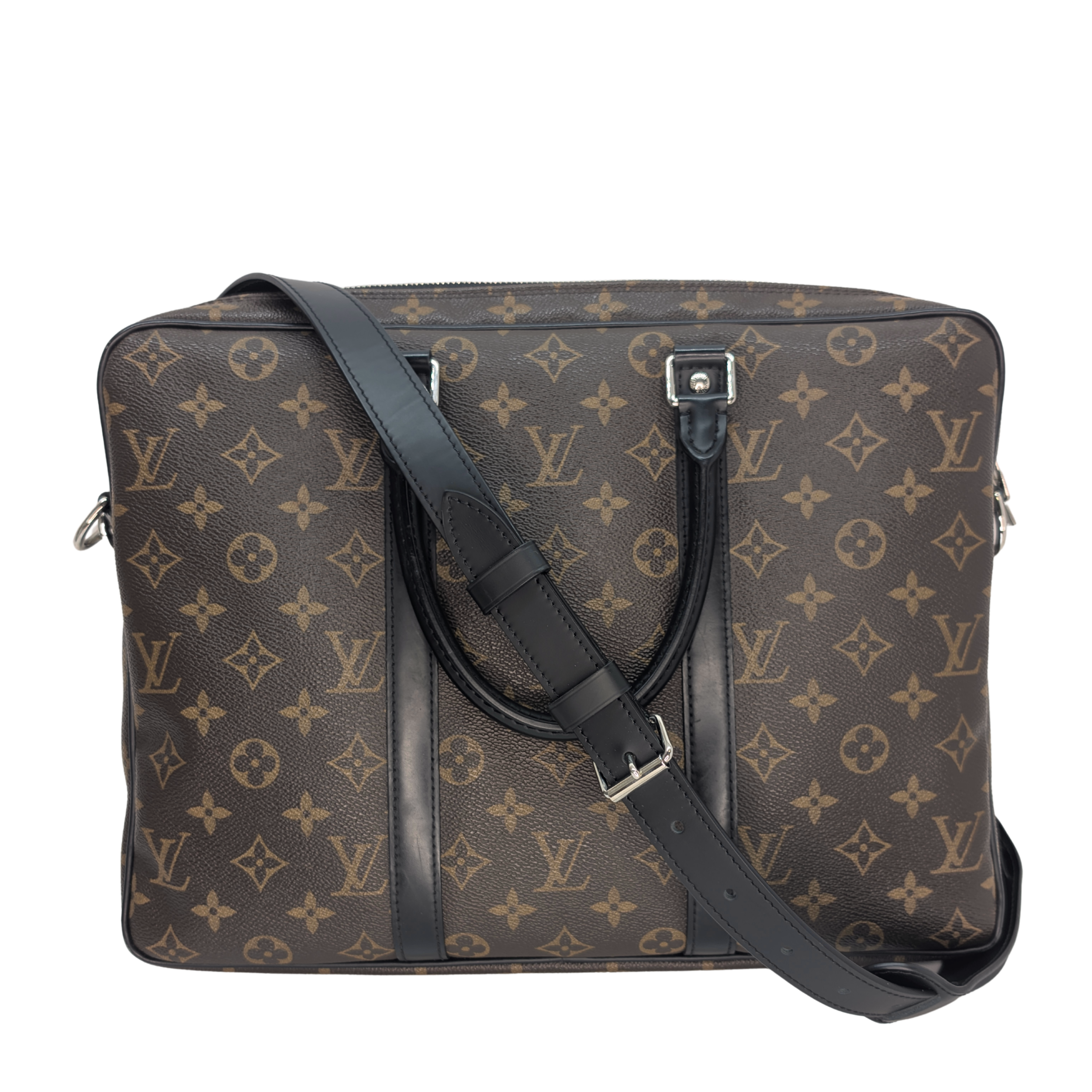 Louis Vuitton Porte Documents Voyage PM Bag Monogram Canvas
