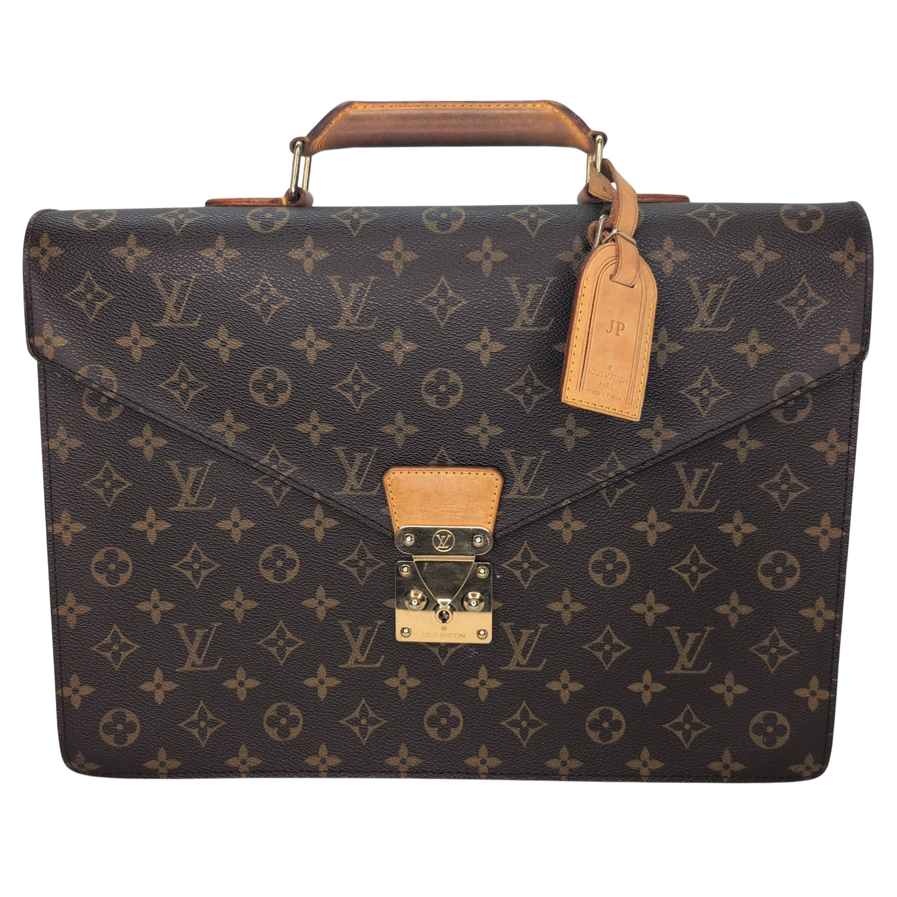 Louis Vuitton Serviette Conseiller Briefcase Brown