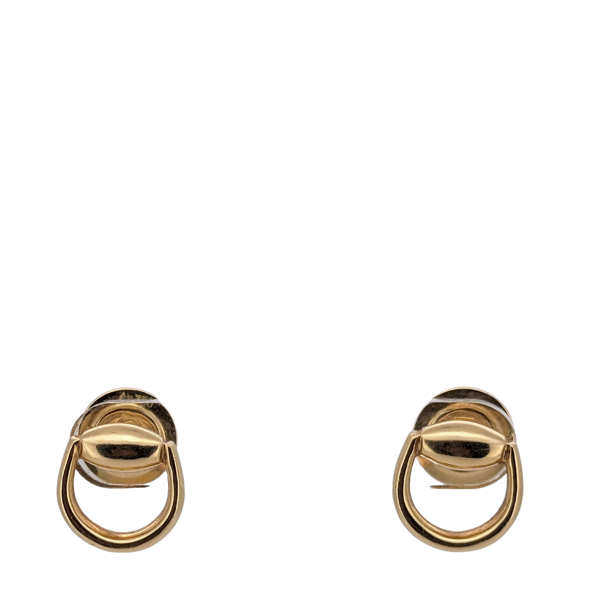 Gucci Horsebit 18K Gold Stud Earrings