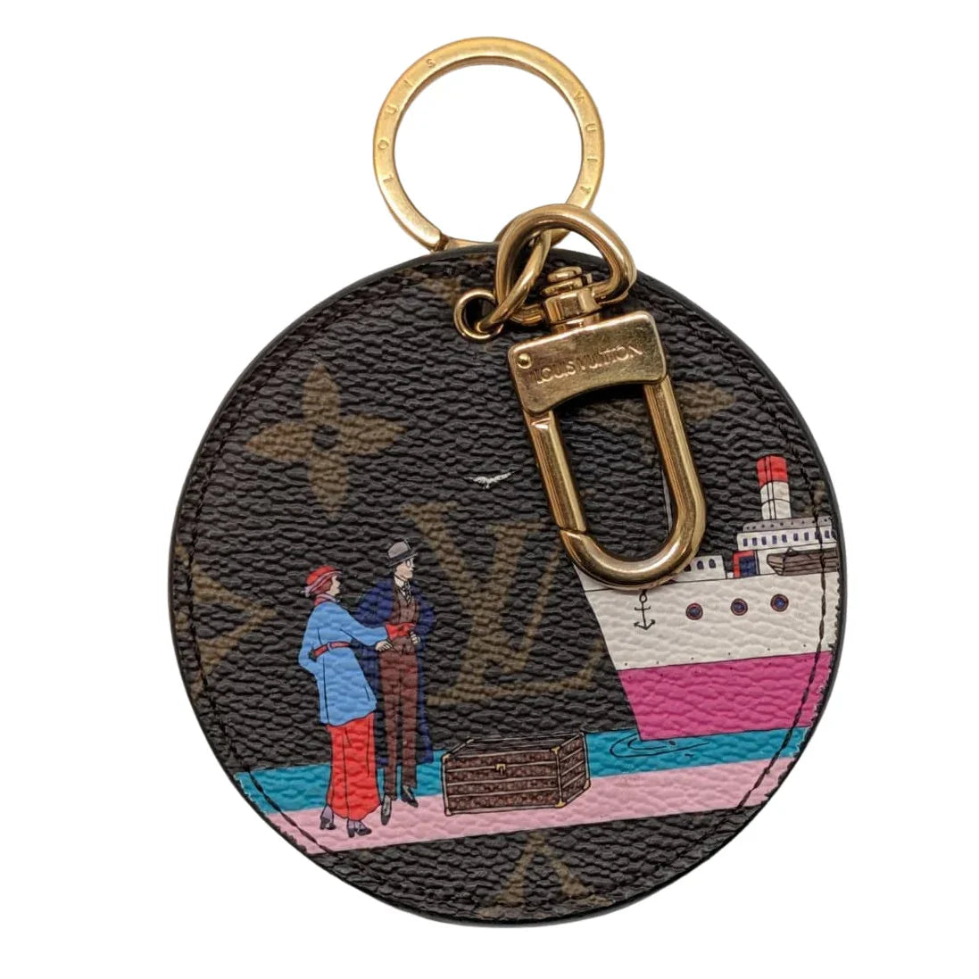 Louis Vuitton Transatlantic Monogram Keychain - Lost Designer