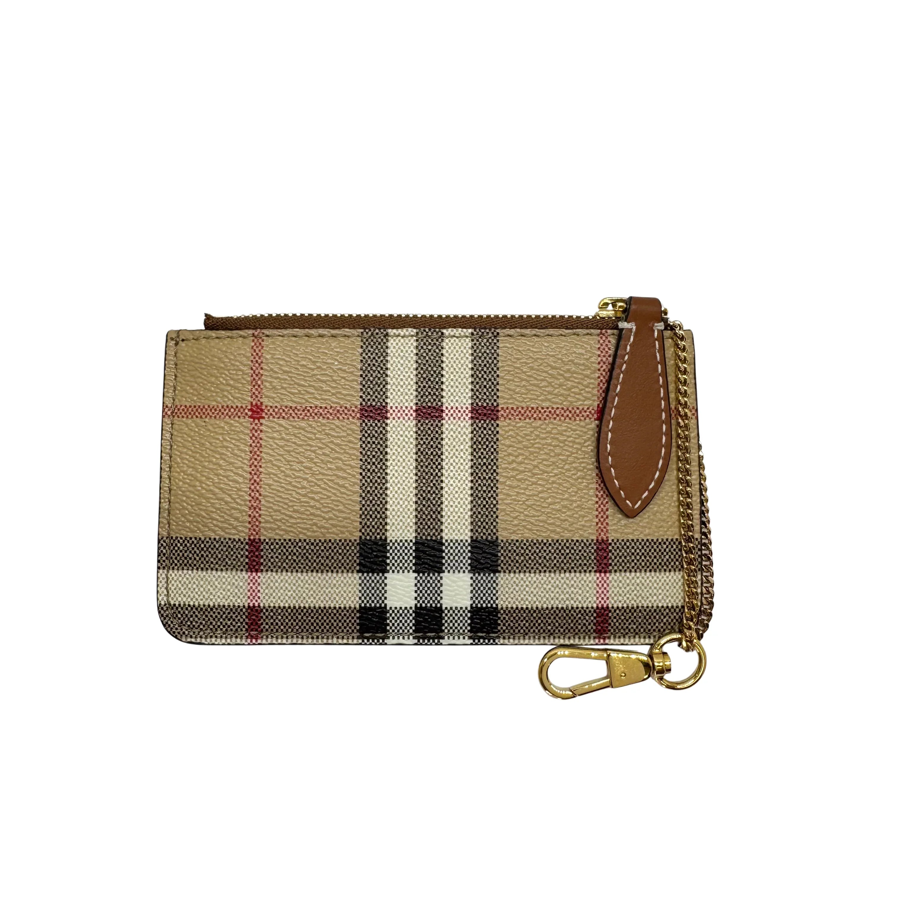 Burberry Check Strap Coin Case - Lost Designer