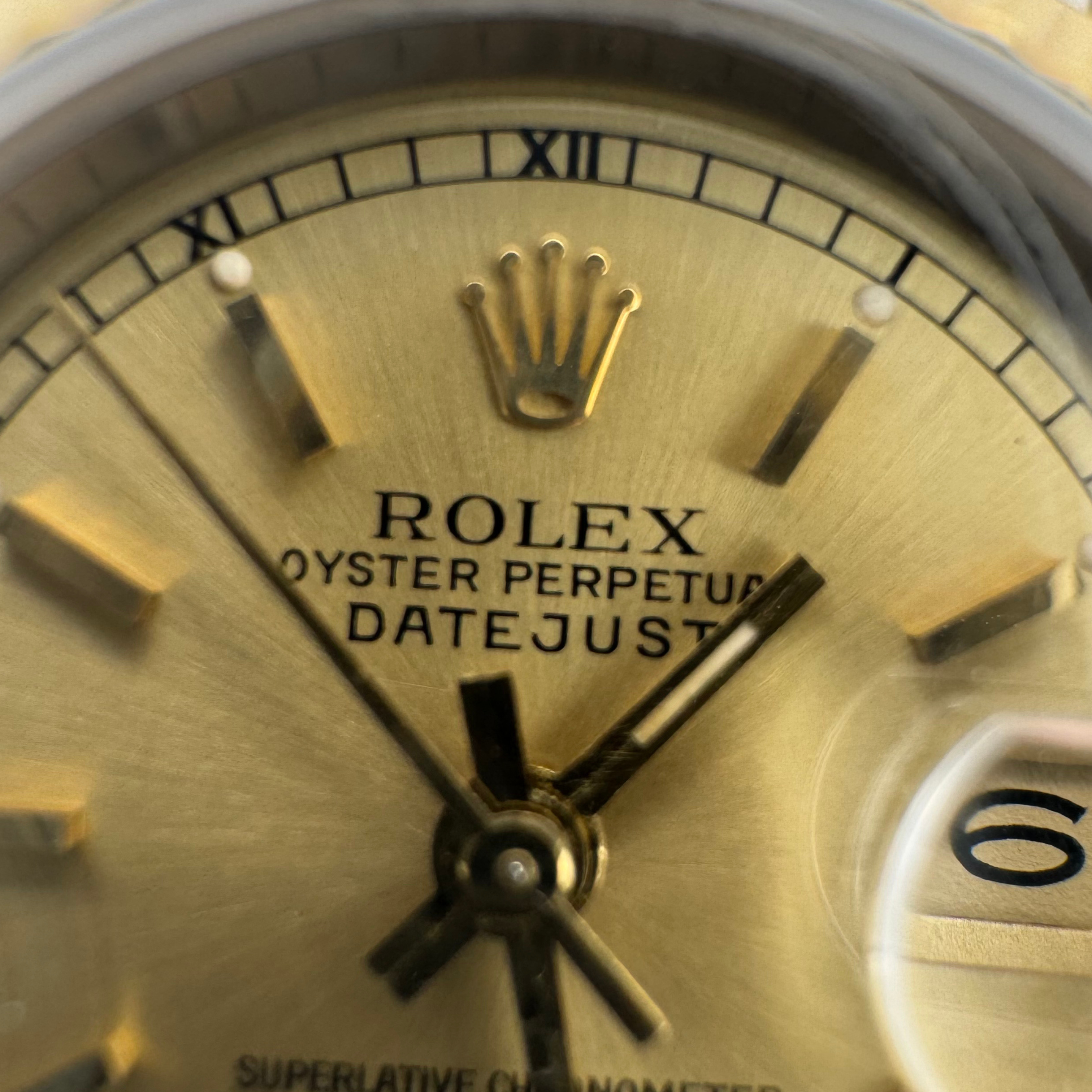 Rolex Datejust 26mm 69173 Two-Tone Champagne Dial 1990 Women's Watch - Lost Designer