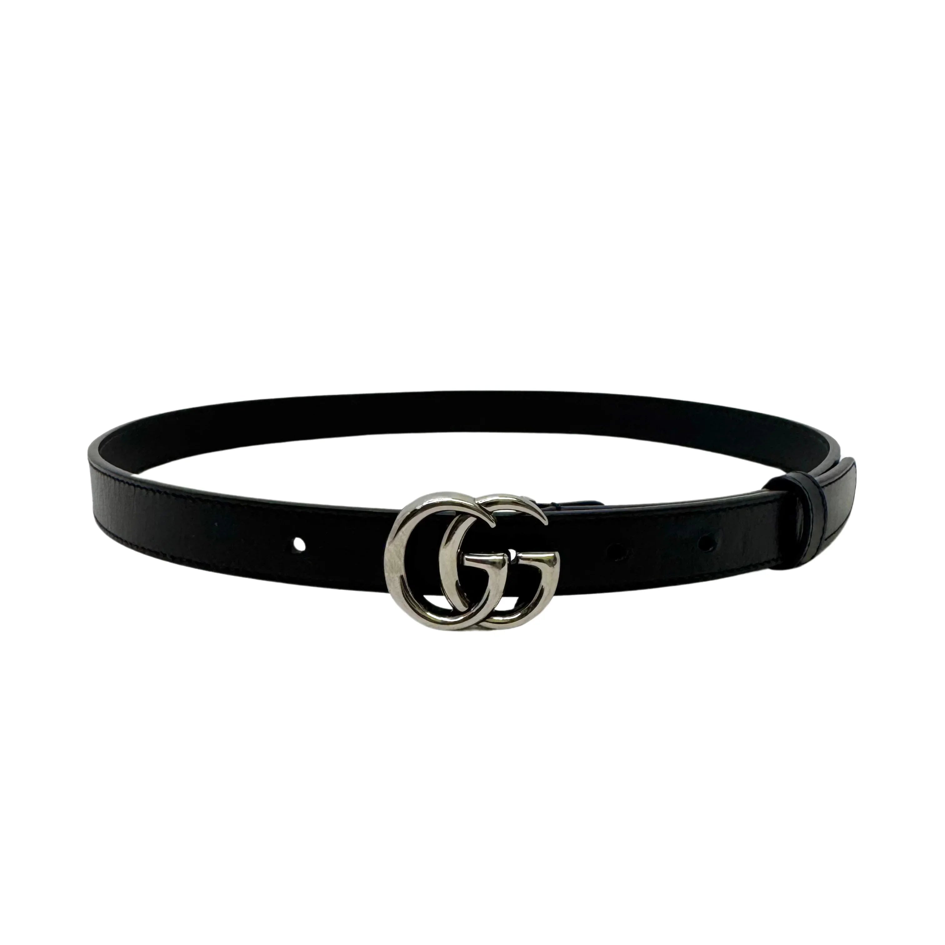 Gucci GG Marmont Thin Belt Black 90