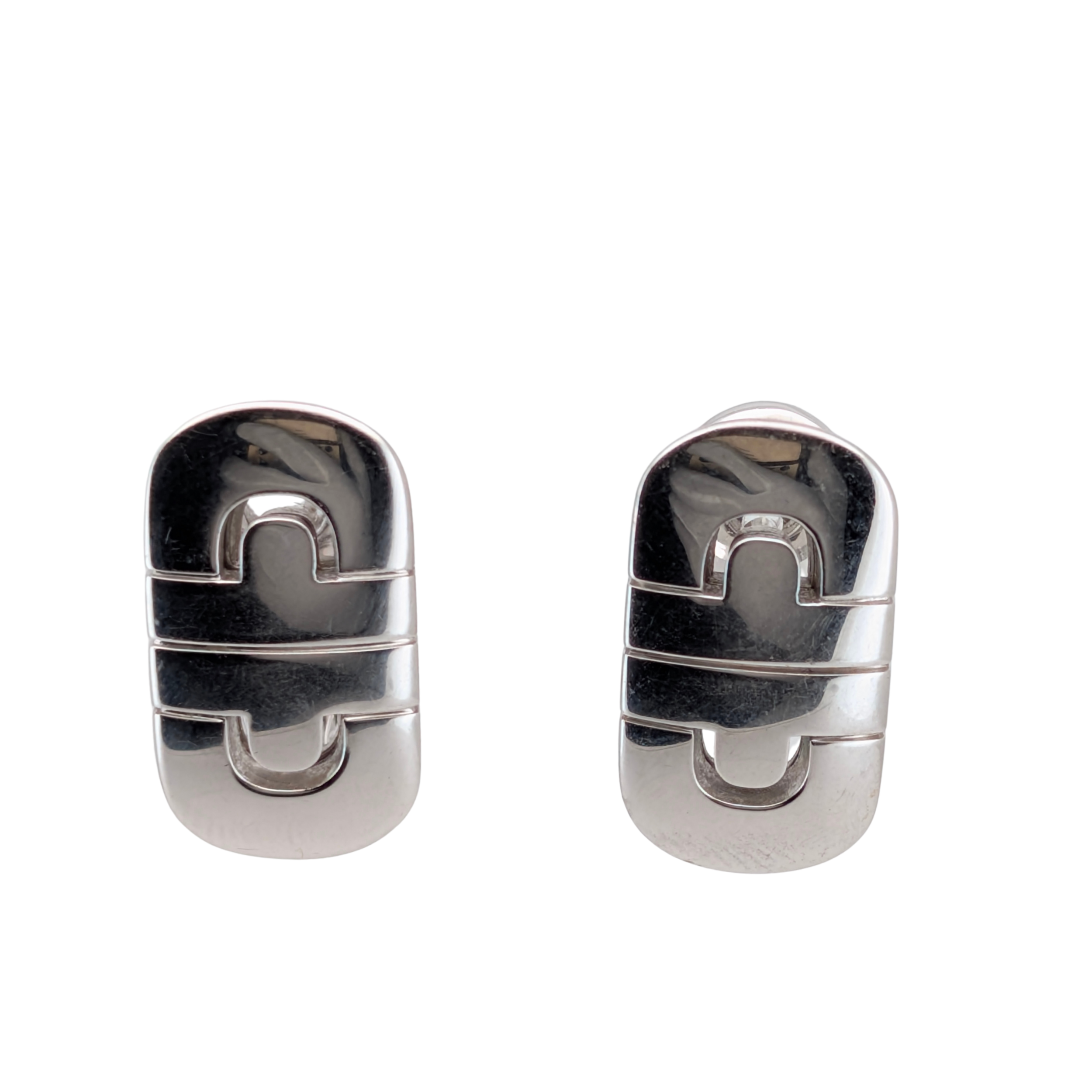 Bvlgari Parentesi Earrings in 18k white gold