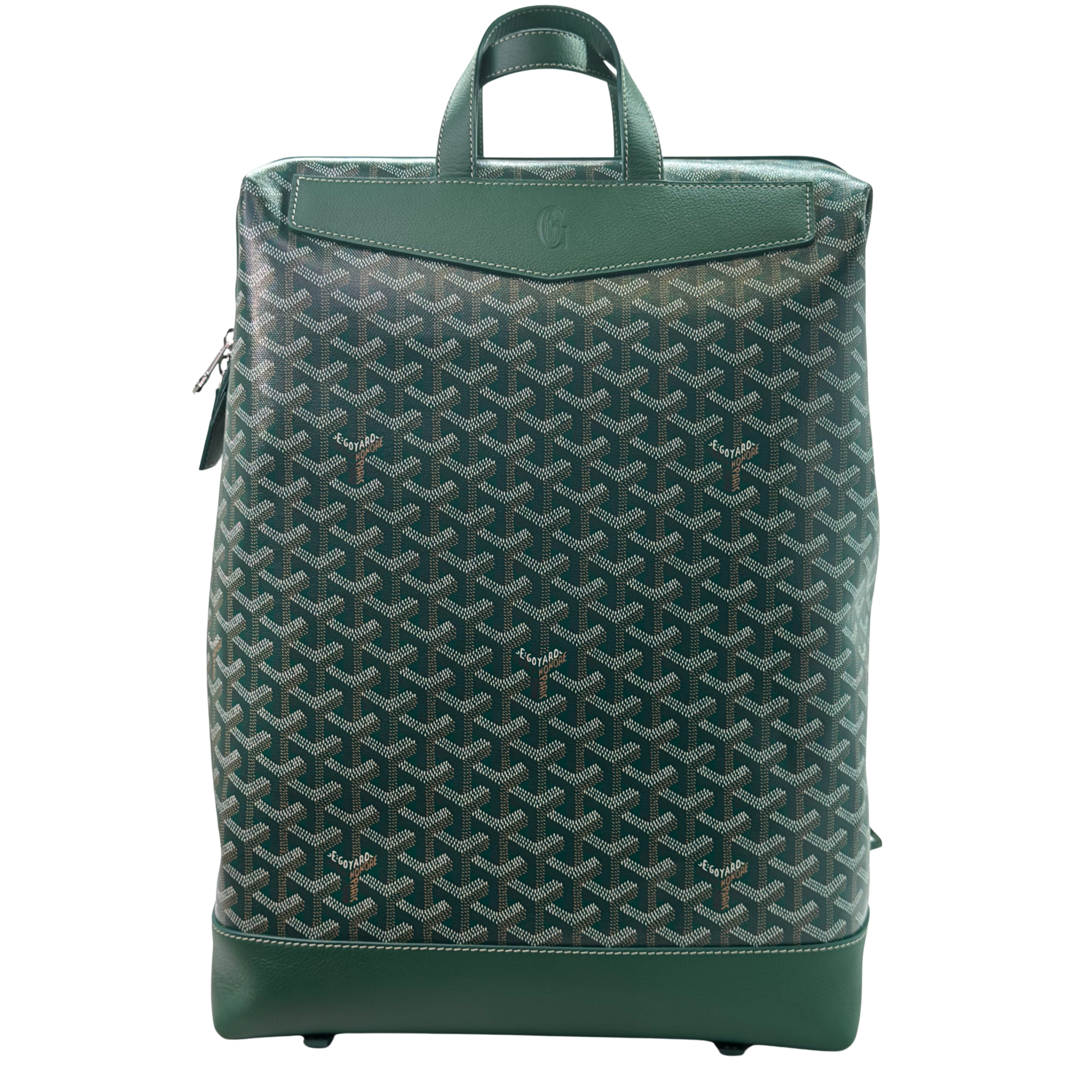 Goyard Cisalpin Backpack Bag Coated Canvas Green