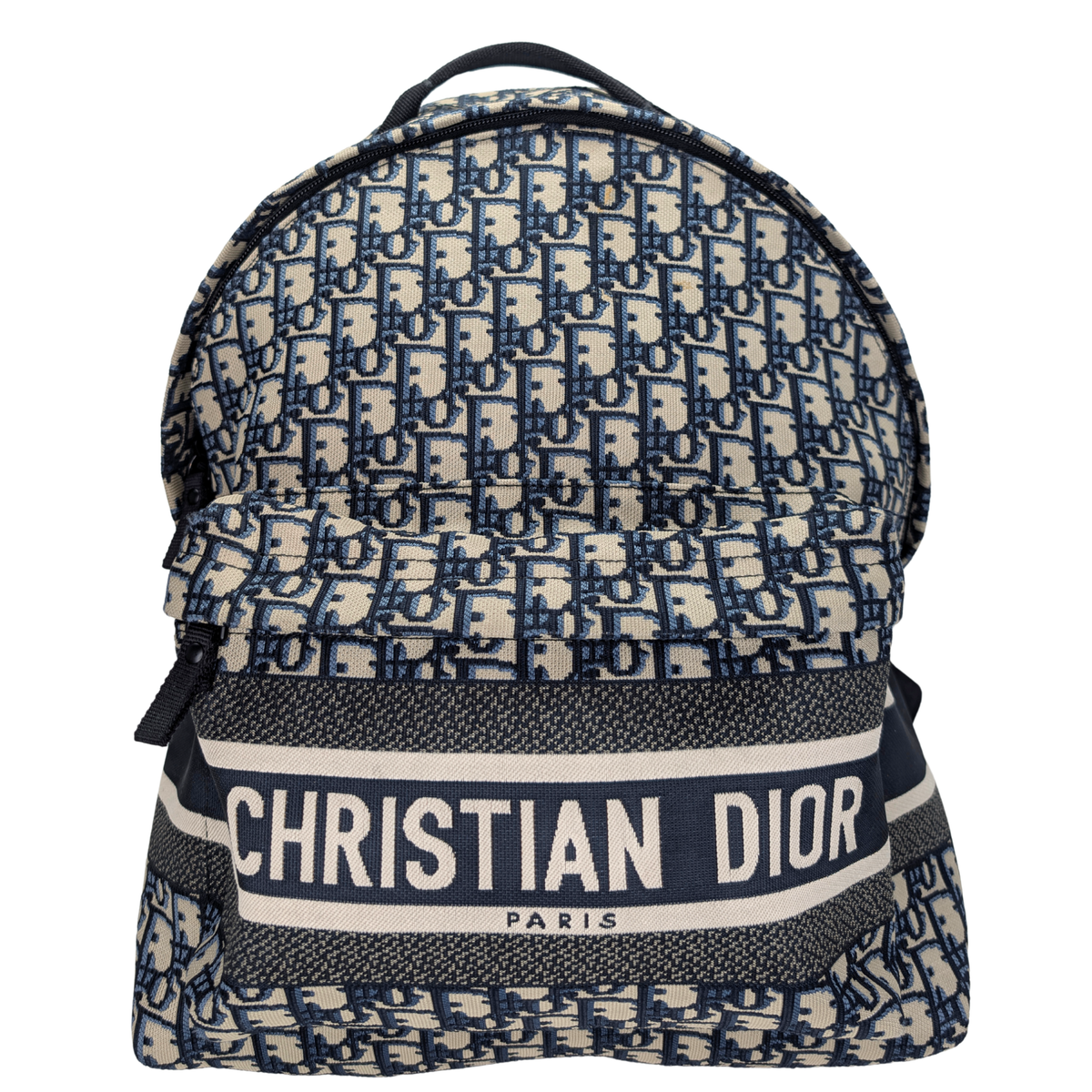 Dior DiorTravel Backpack Oblique Jacquard Navy