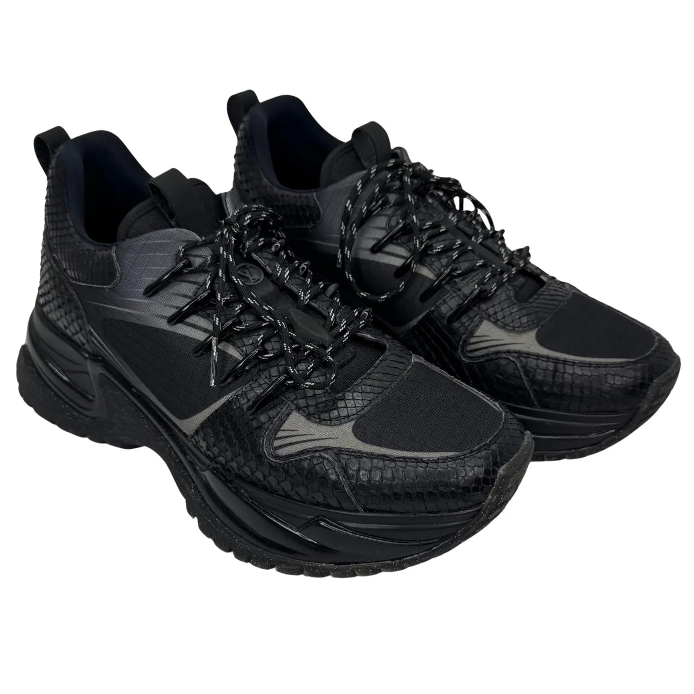 Louis Vuitton Run Away Pulse Sneakers Black - Lost Designer