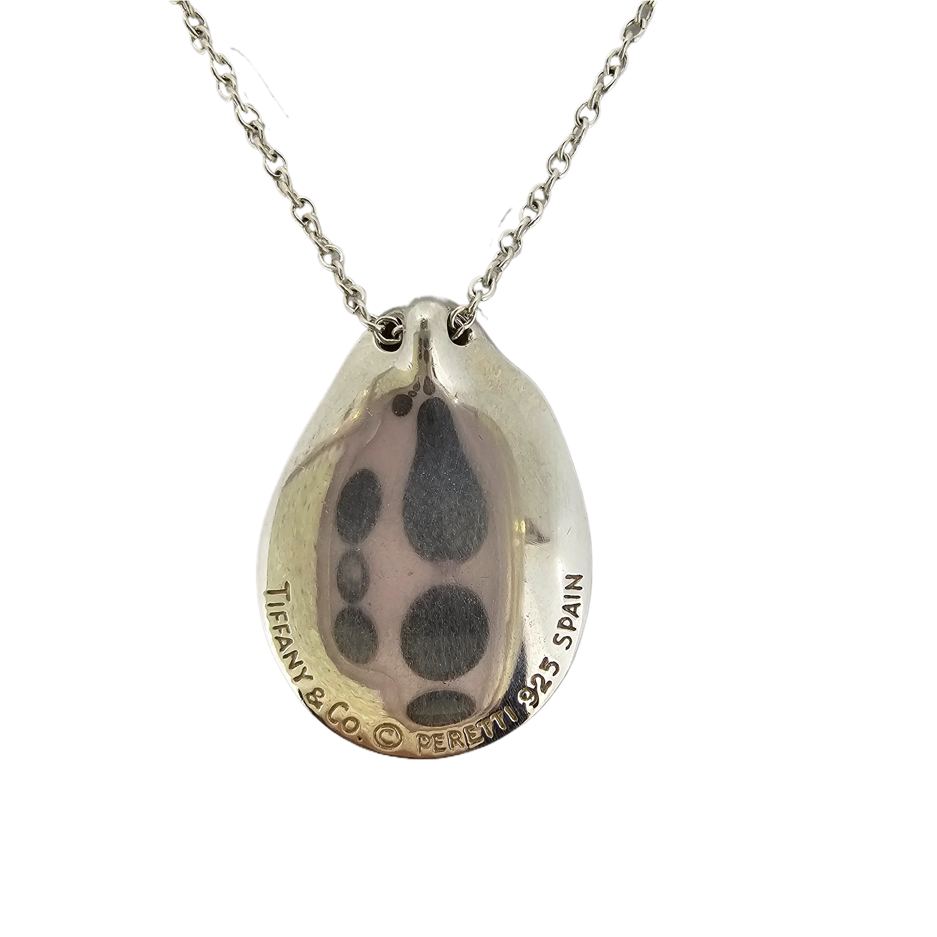 Tiffany & Co Sterling Silver Madonna Pendant Necklace