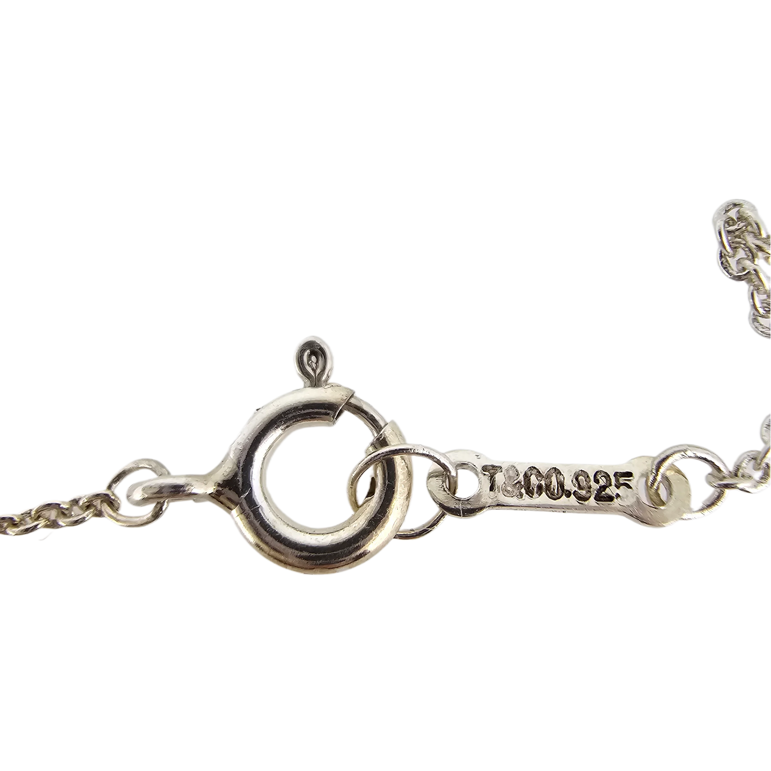 Tiffany & Co. Sterling Silver Teddy Bear Necklace