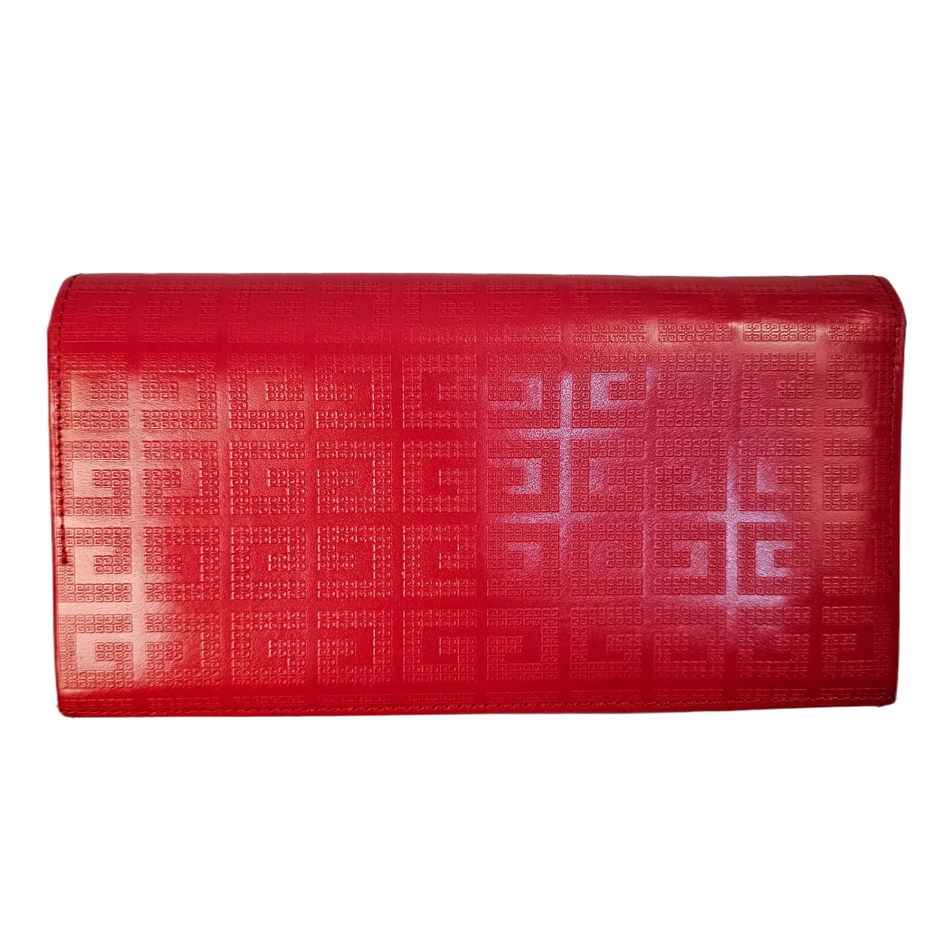 Givenchy Red Leather Long Wallet