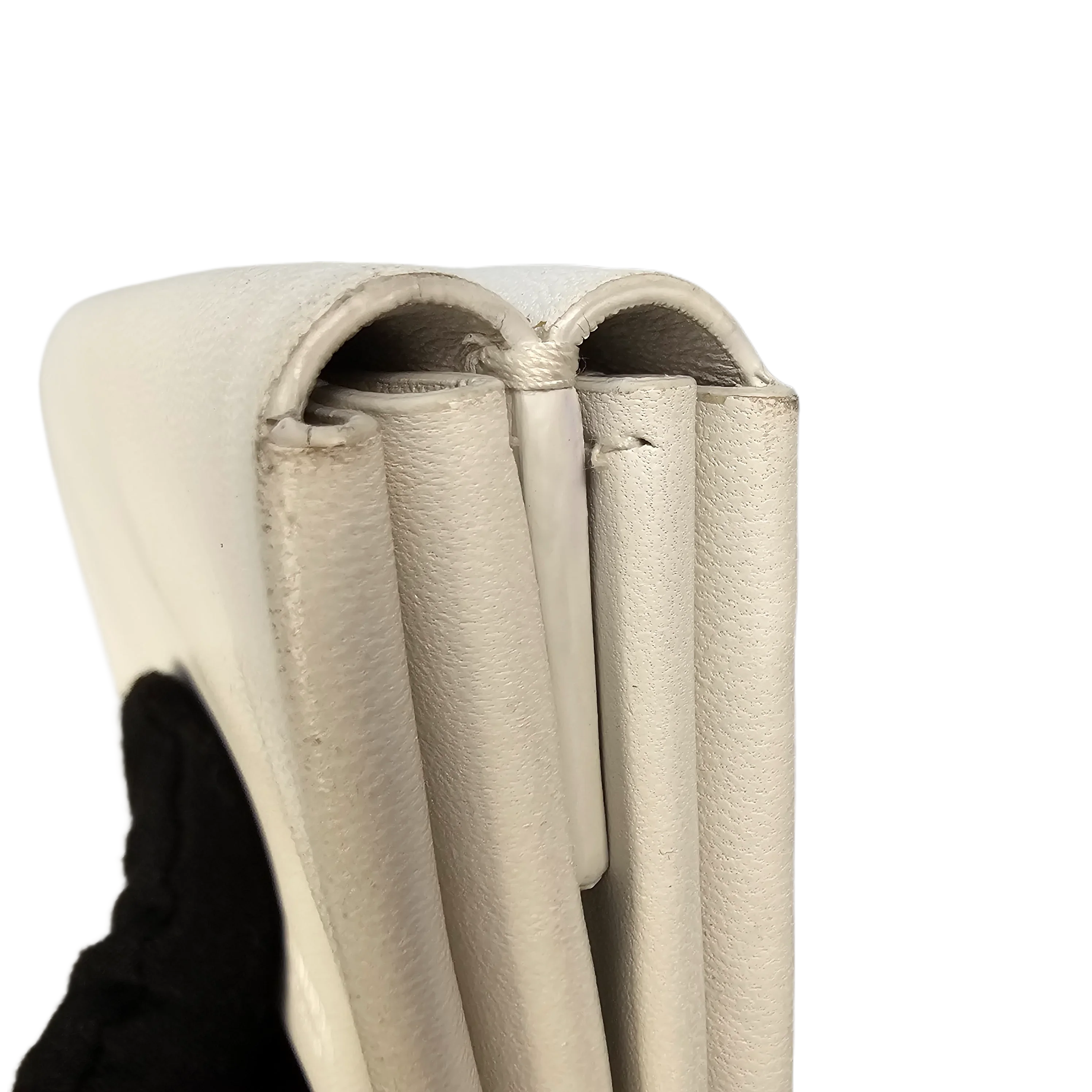 Bottega Veneta White Leather Wallet