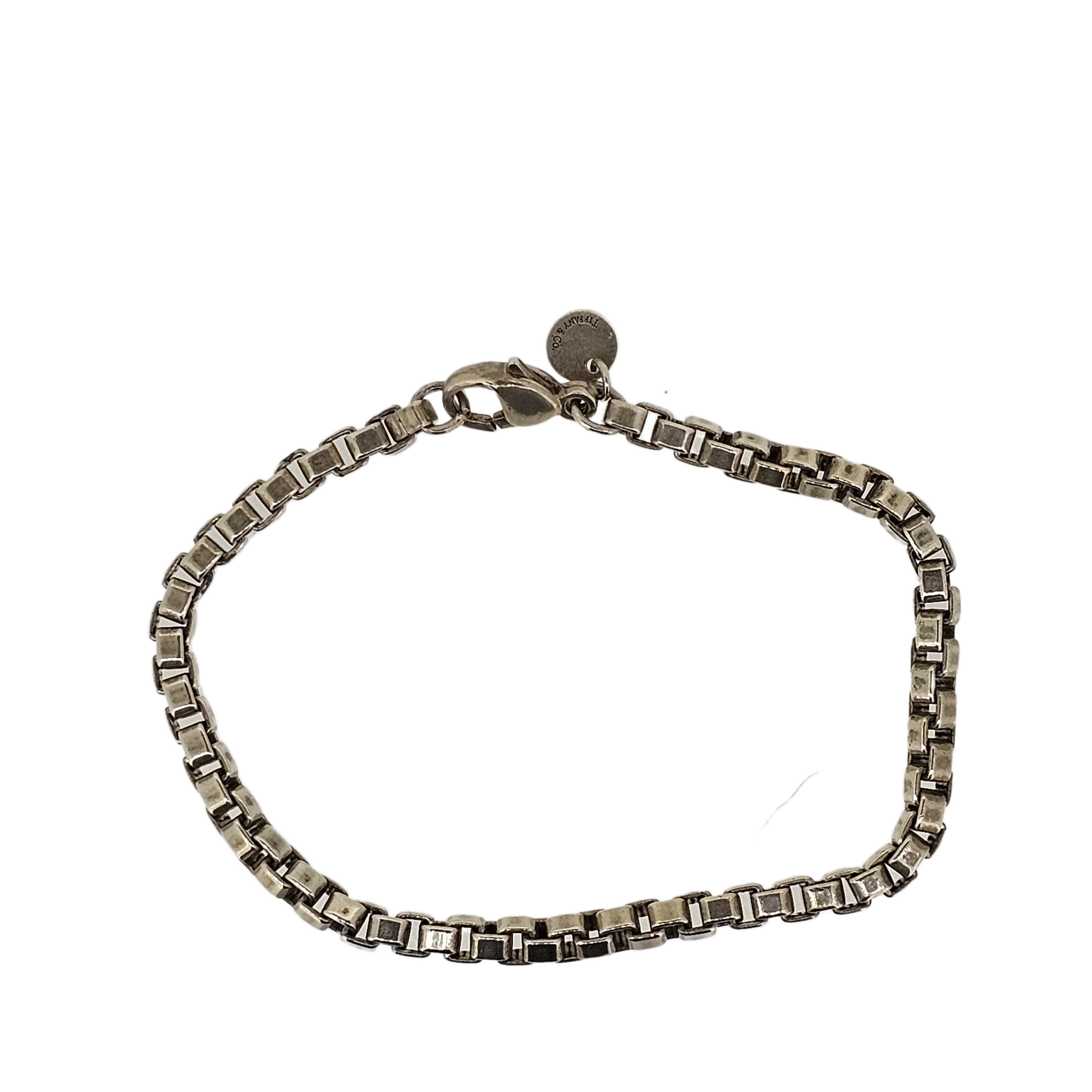 Tiffany & Co Sterling Silver Venetian Link Bracelet