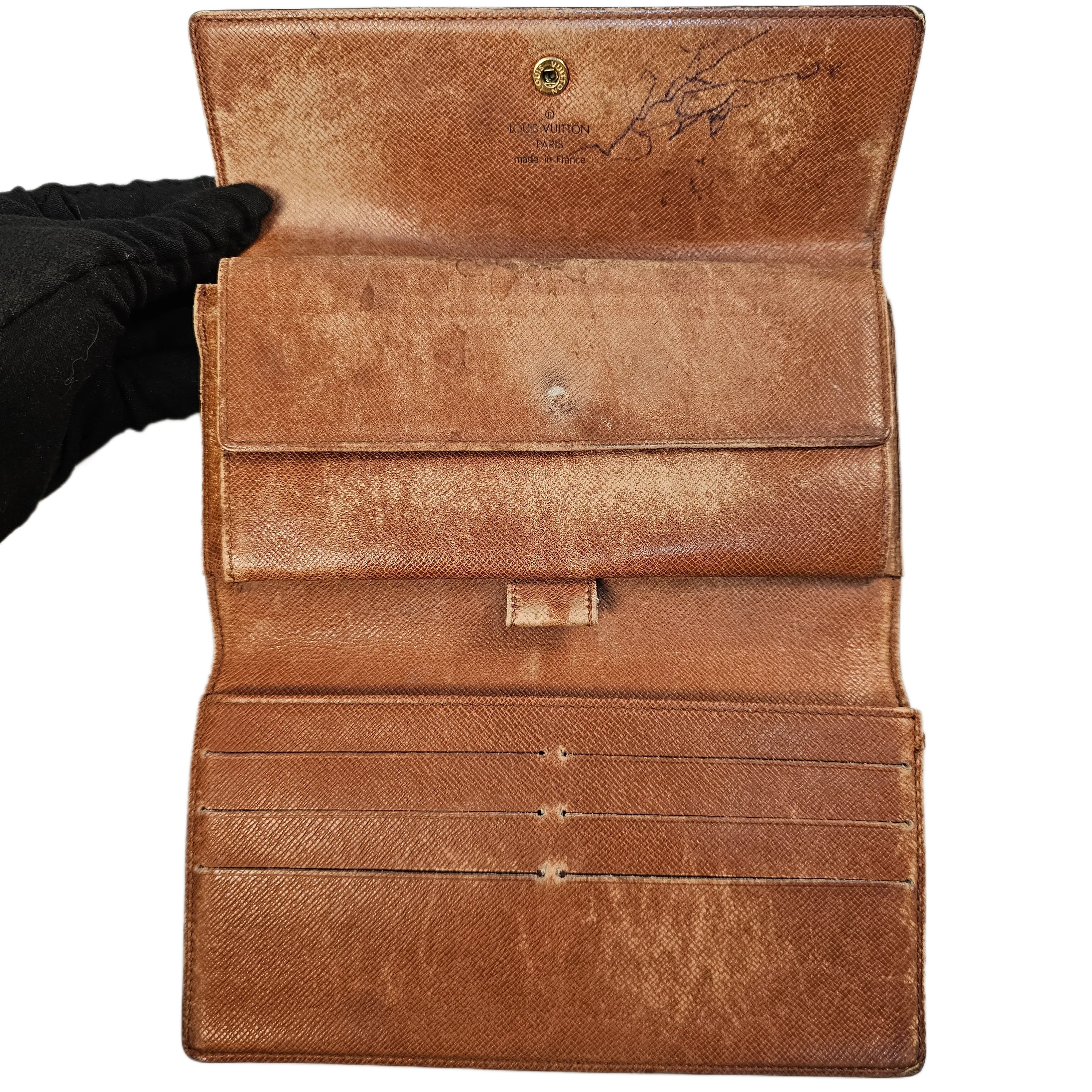 Louis Vuitton Portefeuille Sarah Monogram Long Wallet