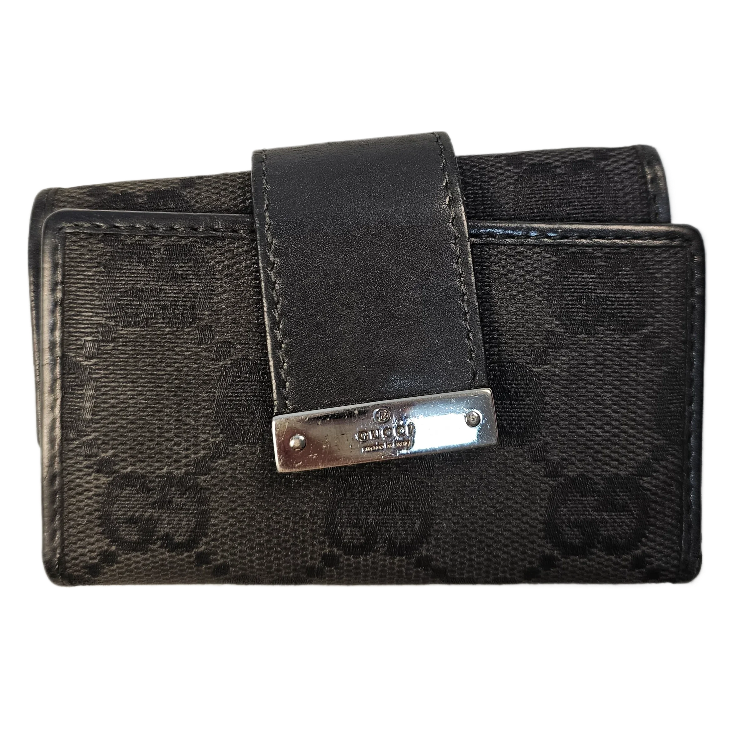 Gucci Monogram Key Case Holder Wallet