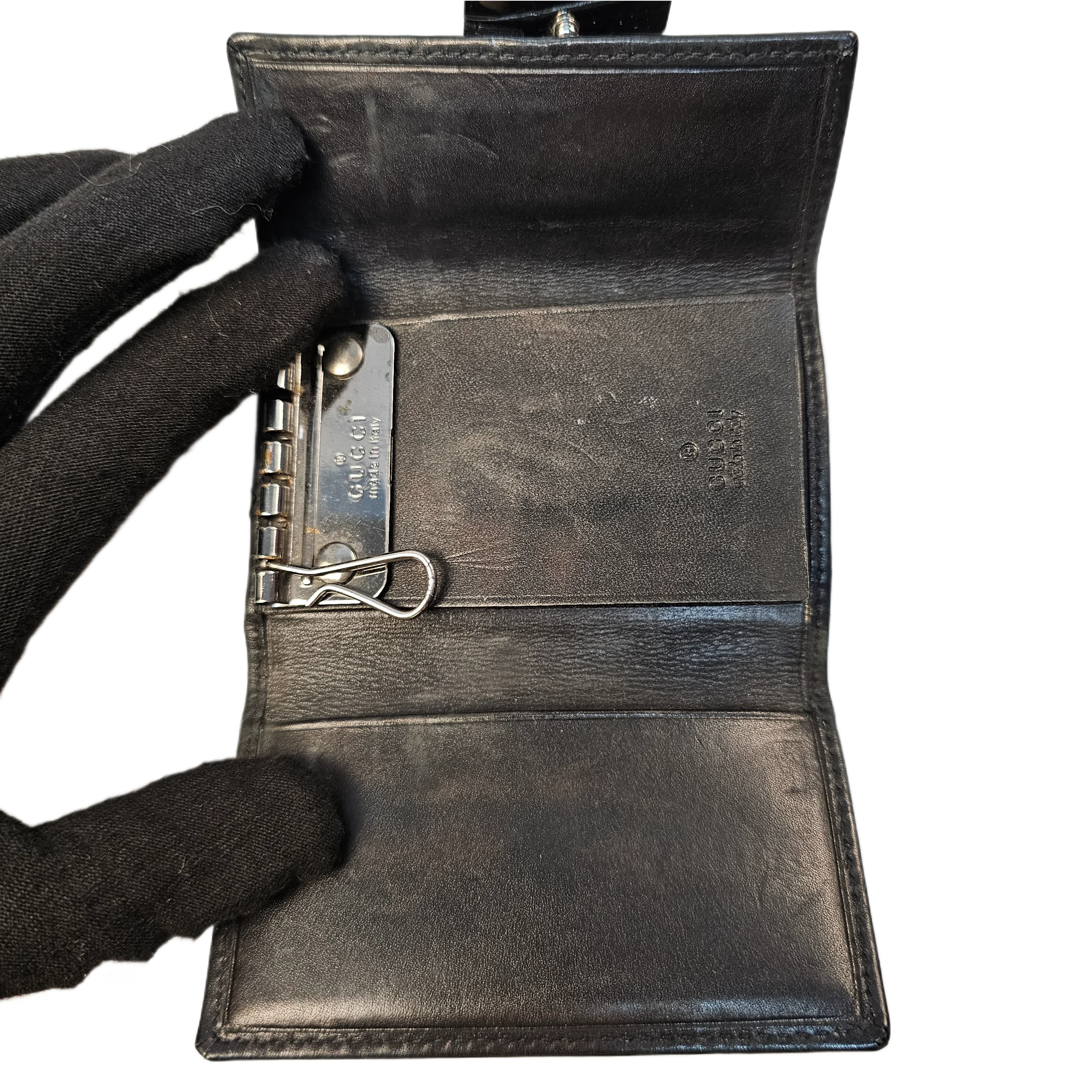 Gucci Monogram Key Case Holder Wallet