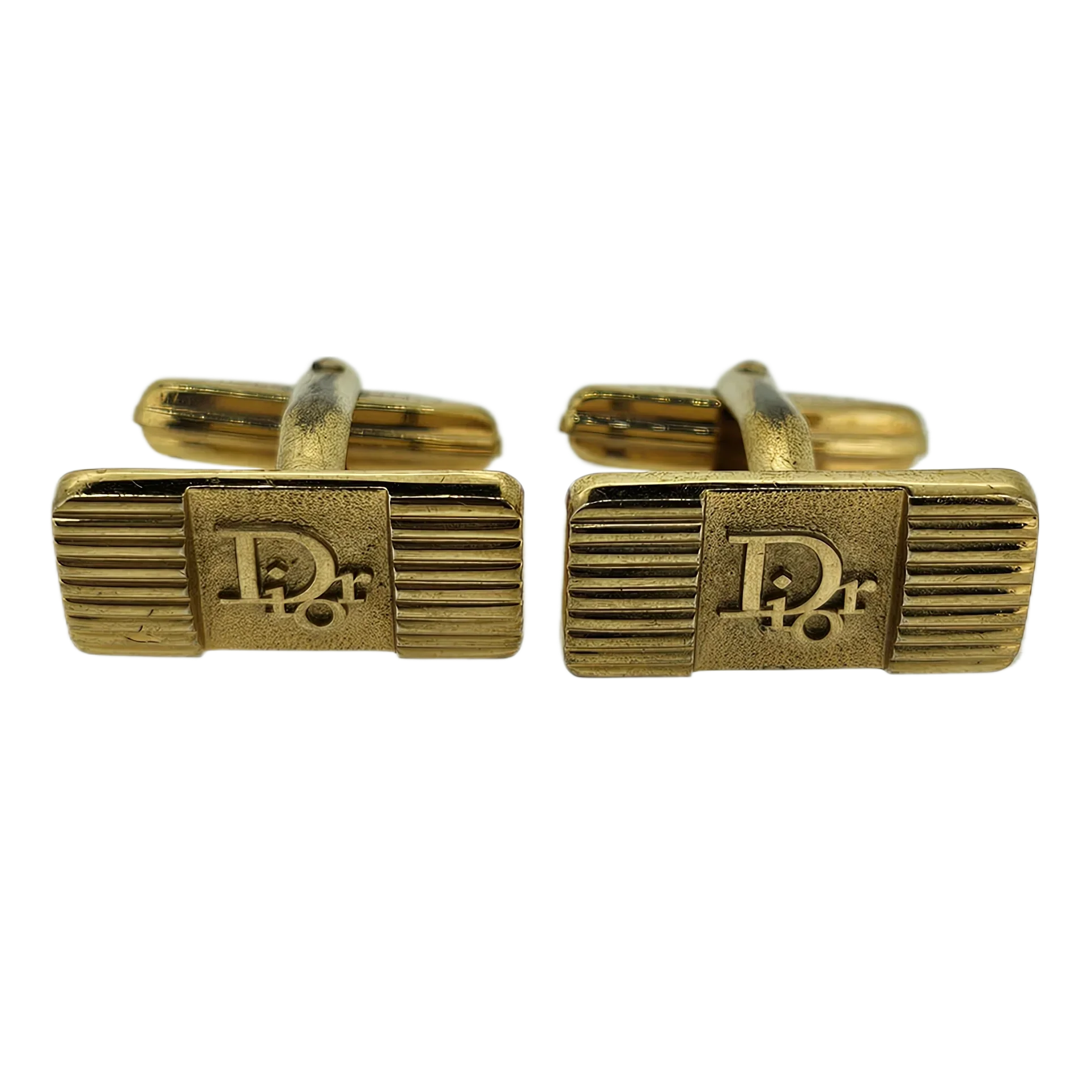 Dior Metal Gold-tone Cufflinks
