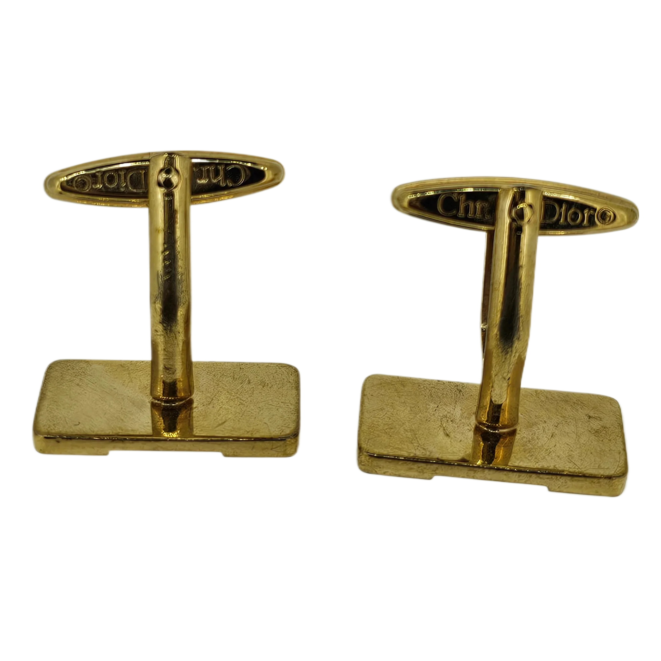 Dior Metal Gold-tone Cufflinks