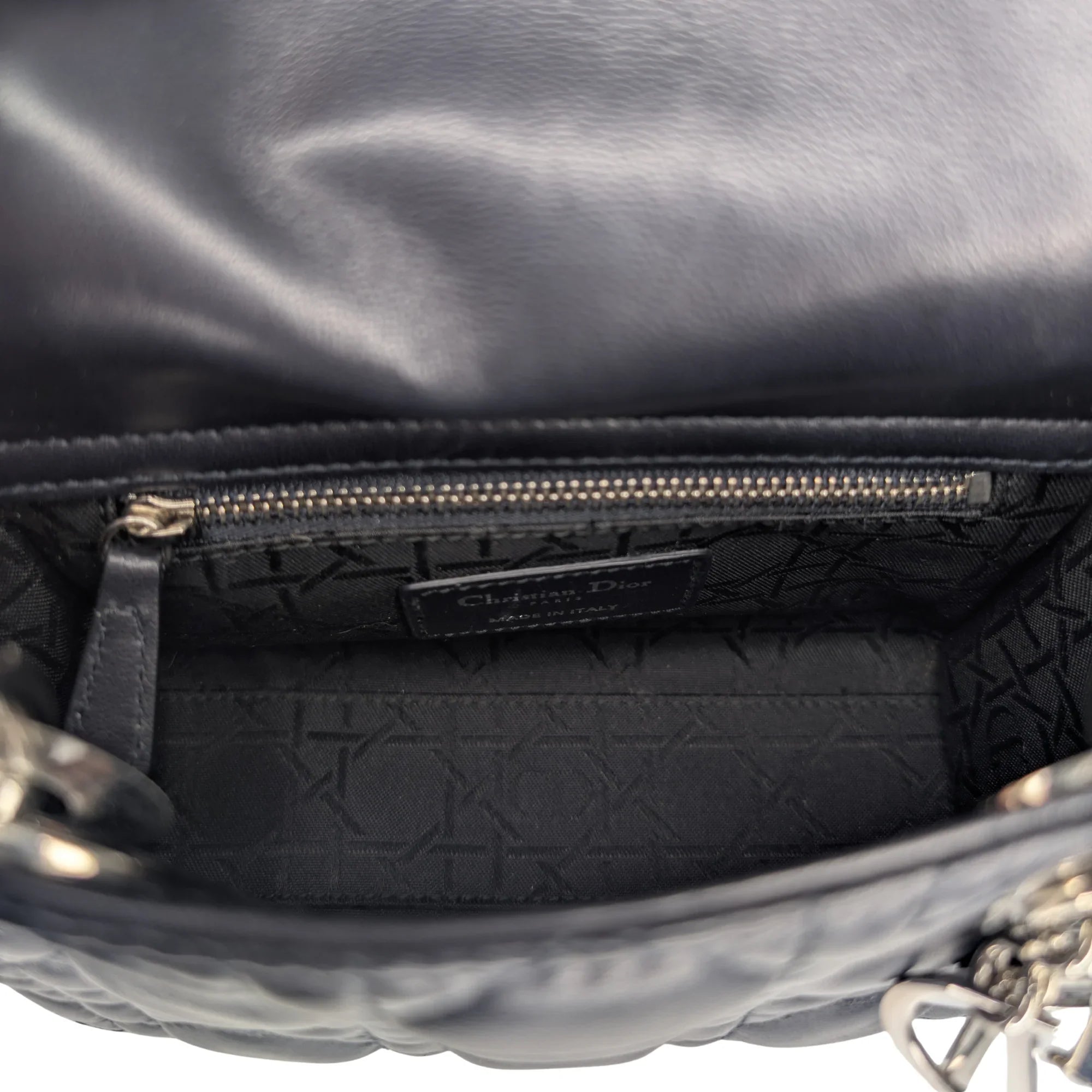 Christian Dior Lady Dior Cannage Mini Handbag Black - Lost Designer