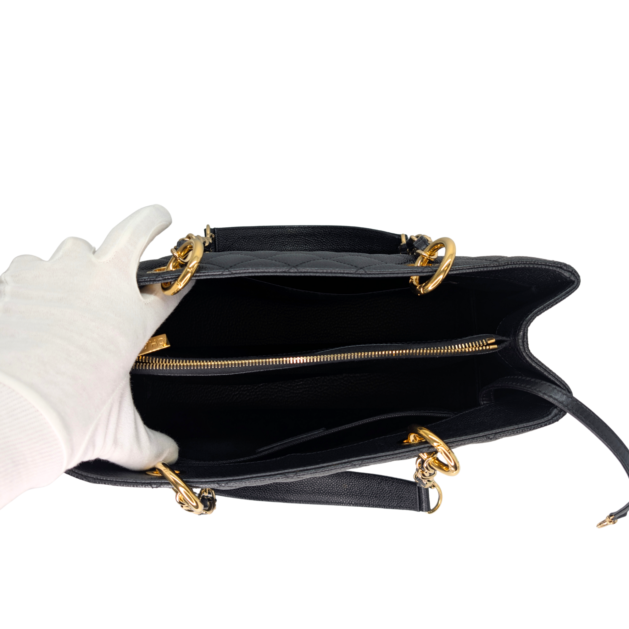 Chanel Grand Shopping Tote Bag Black