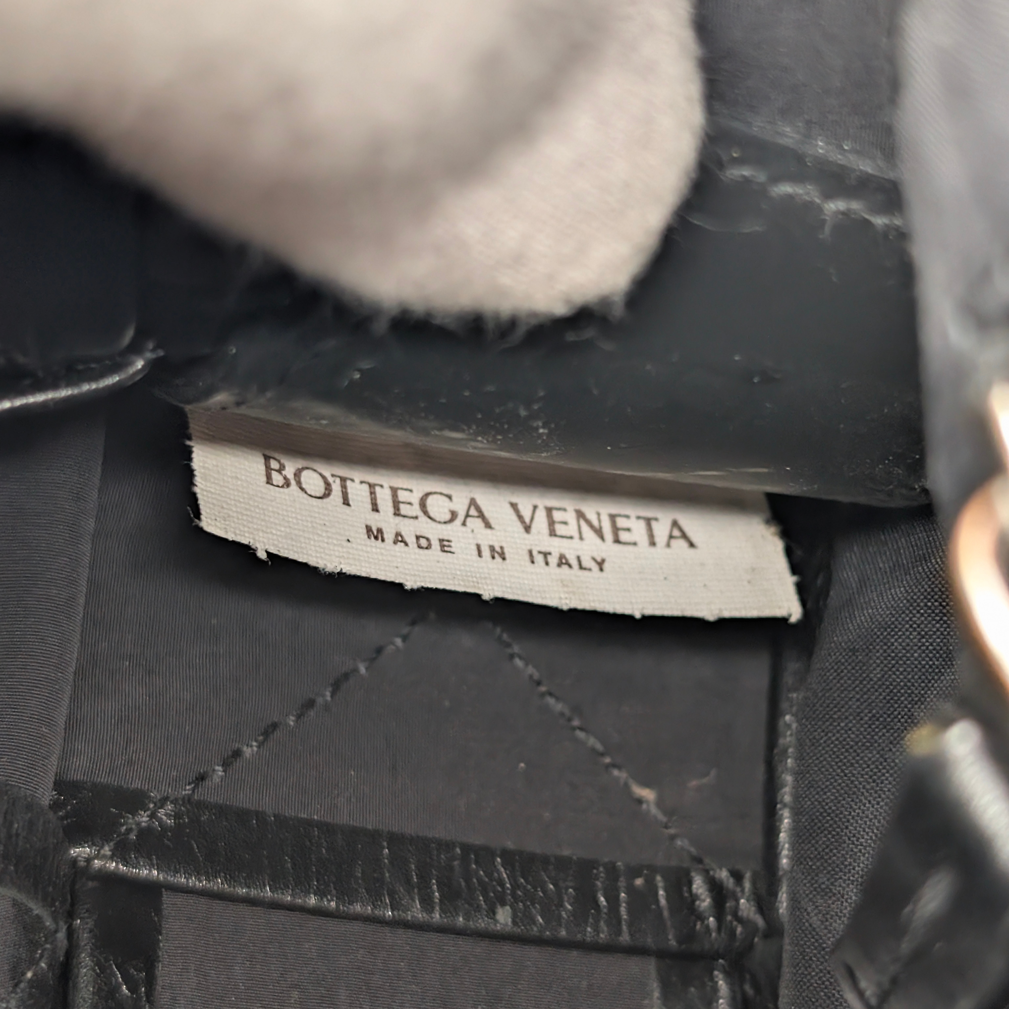 Bottega Veneta Intrecciato Cassette Bag Black