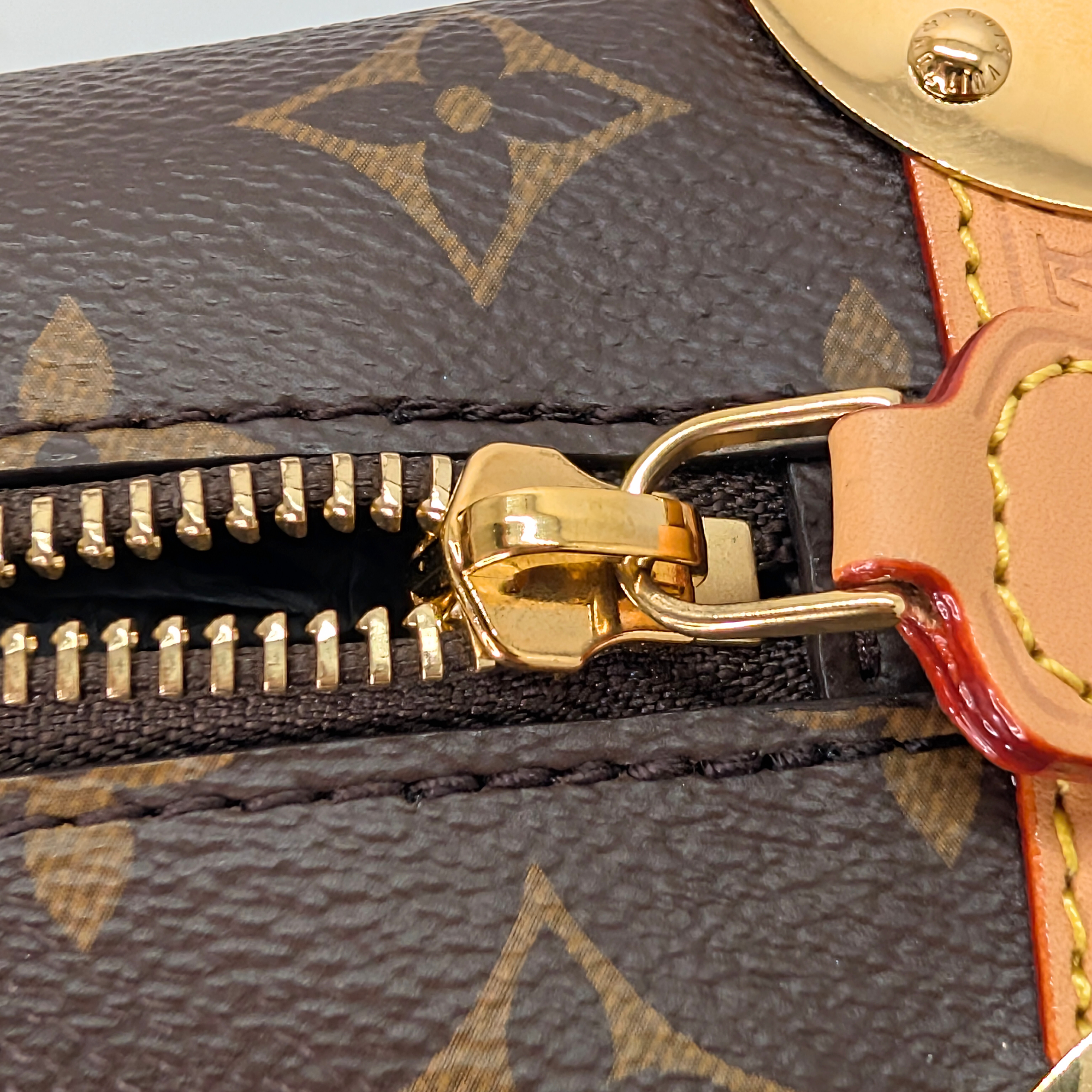 Louis Vuitton Side Trunk MM Monogram Bag