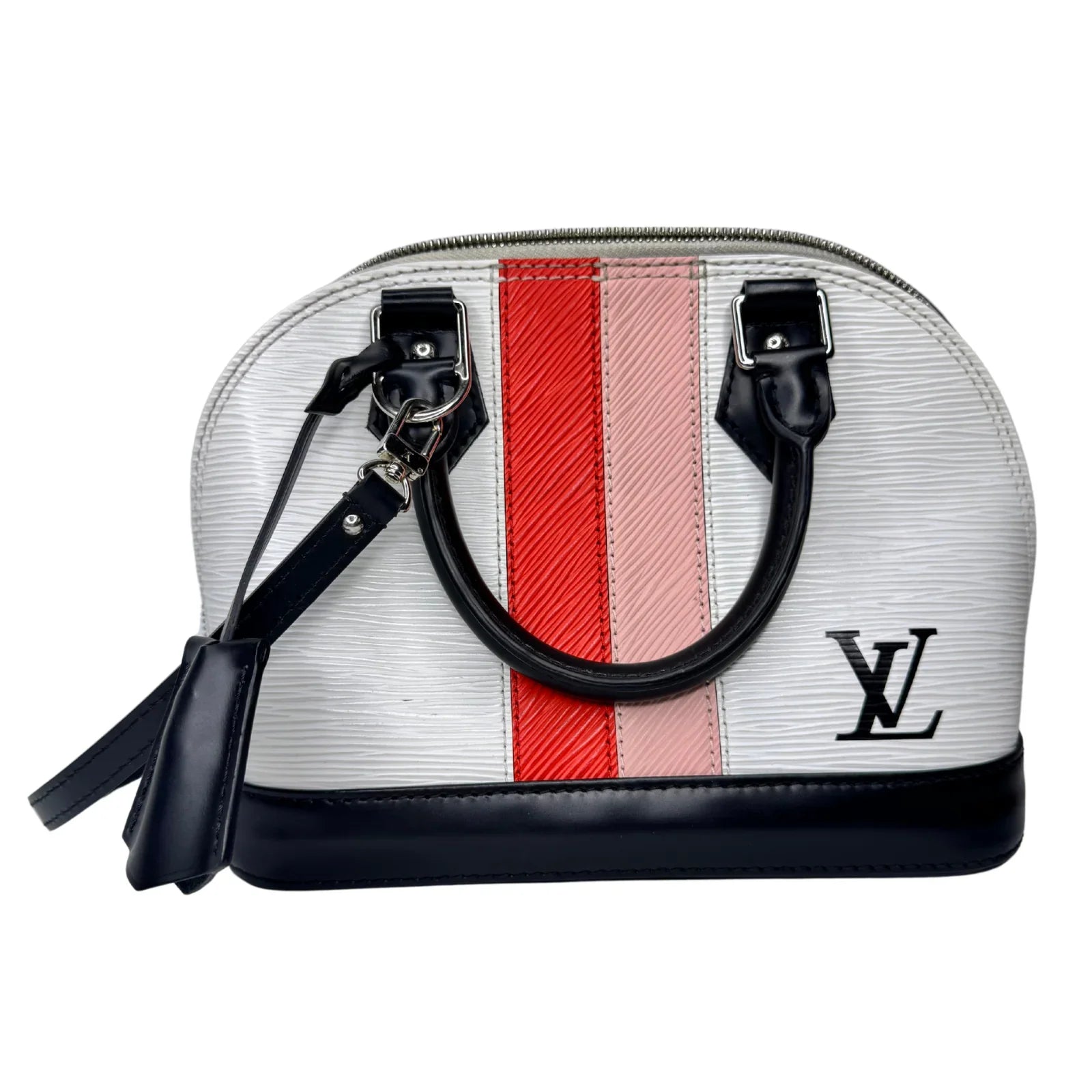 Louis Vuitton Epi Stripe Alma BB ā Red and Pink CrossBody Bag