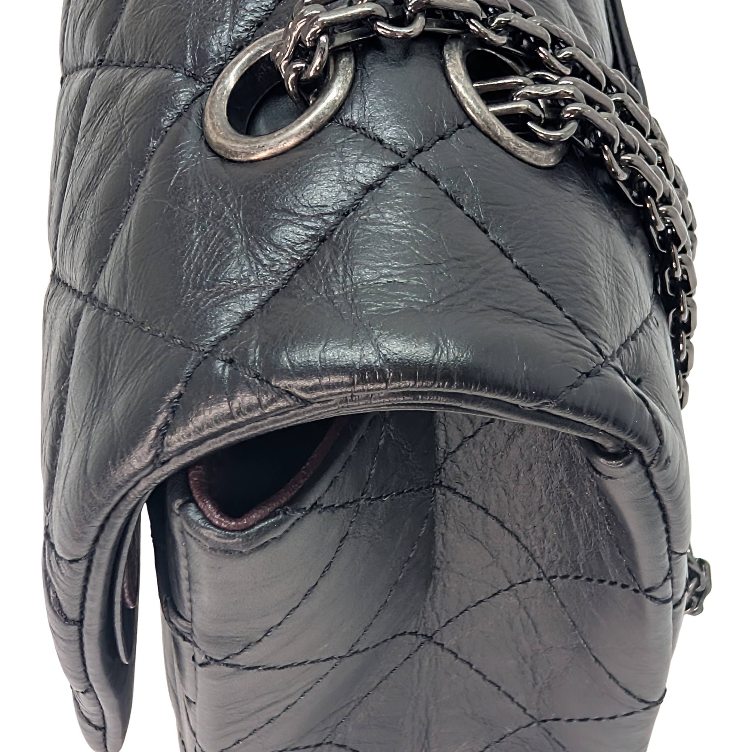 Chanel Chanel 2.55 Reissue 227 Flap Bag 22 Series Black