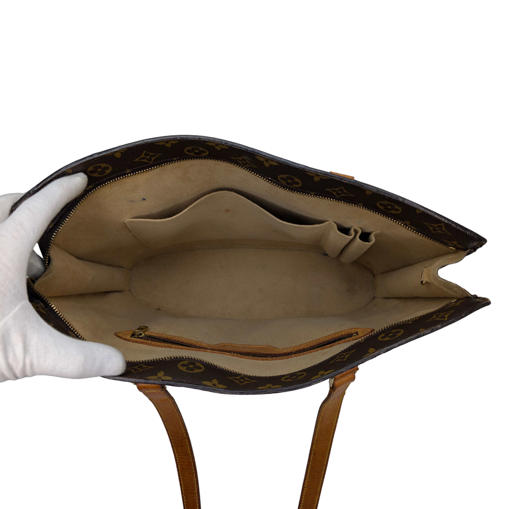 Louis Vuitton Babylone Monogram Tote Bag Brown
