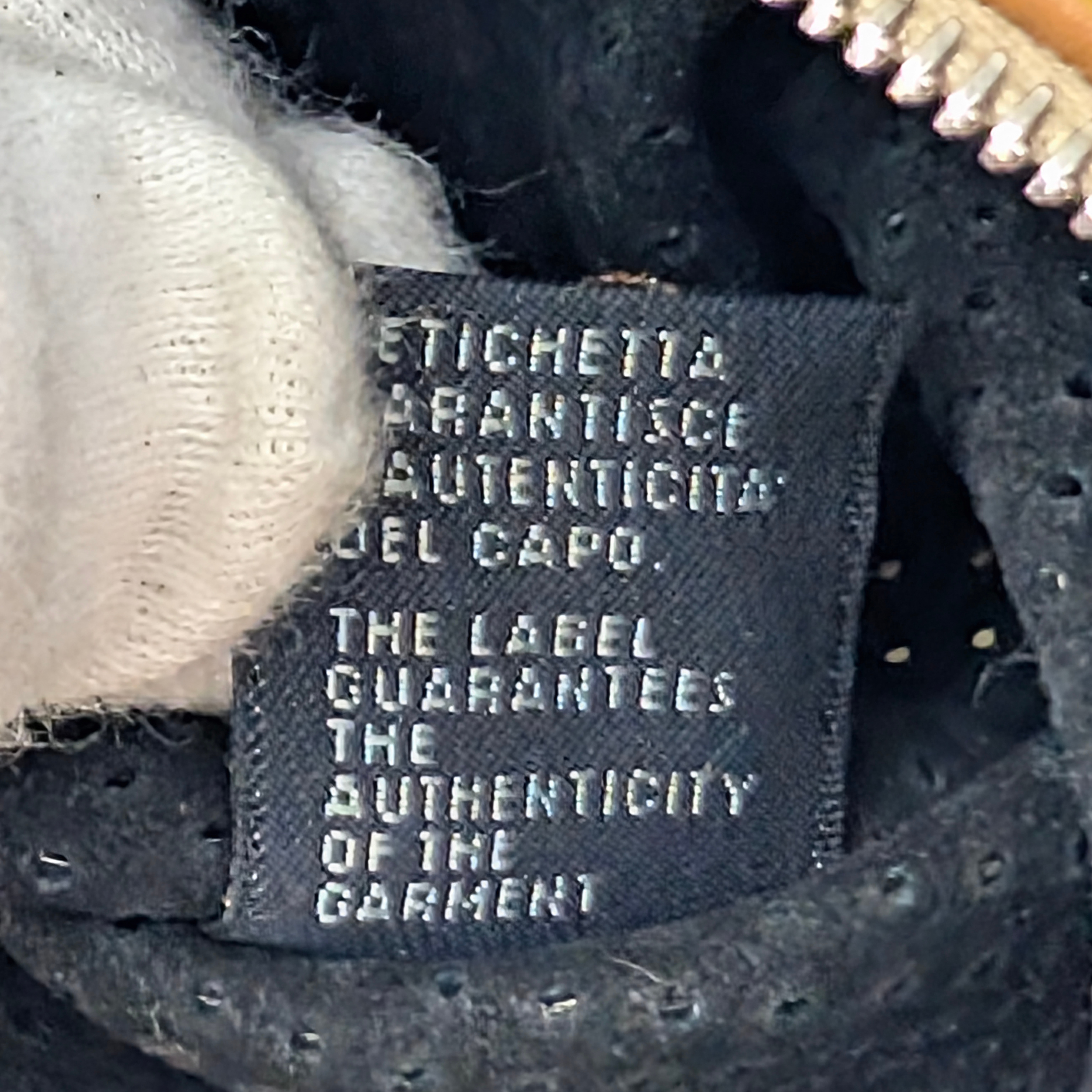 Fendi Perforated Patent Leather De Jour Tote Bag Gold