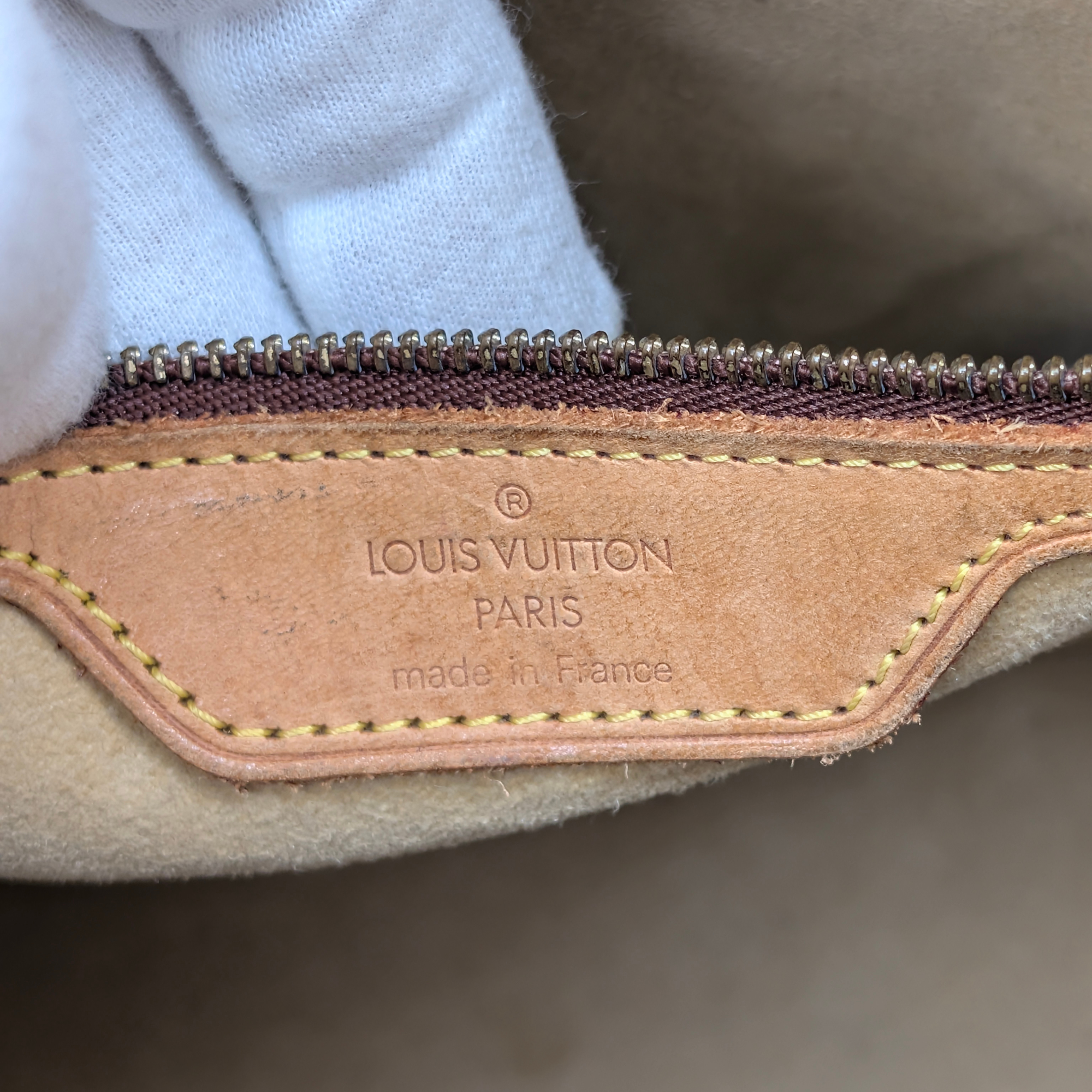 Louis Vuitton Babylone Monogram Tote Bag Brown