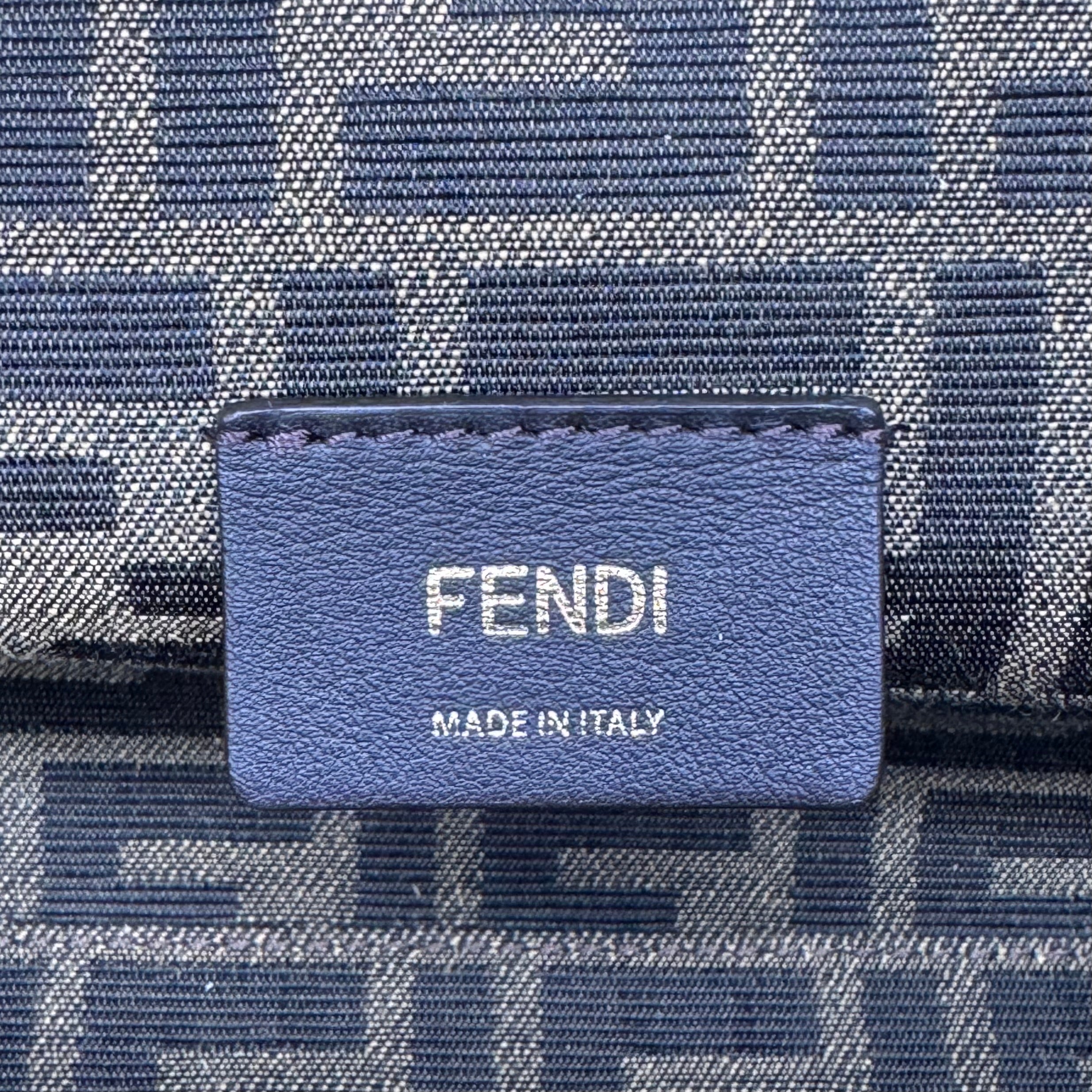 Fendi First Small Shiny Nappa Beige Snakeskin Lambskin Crossbody Bag