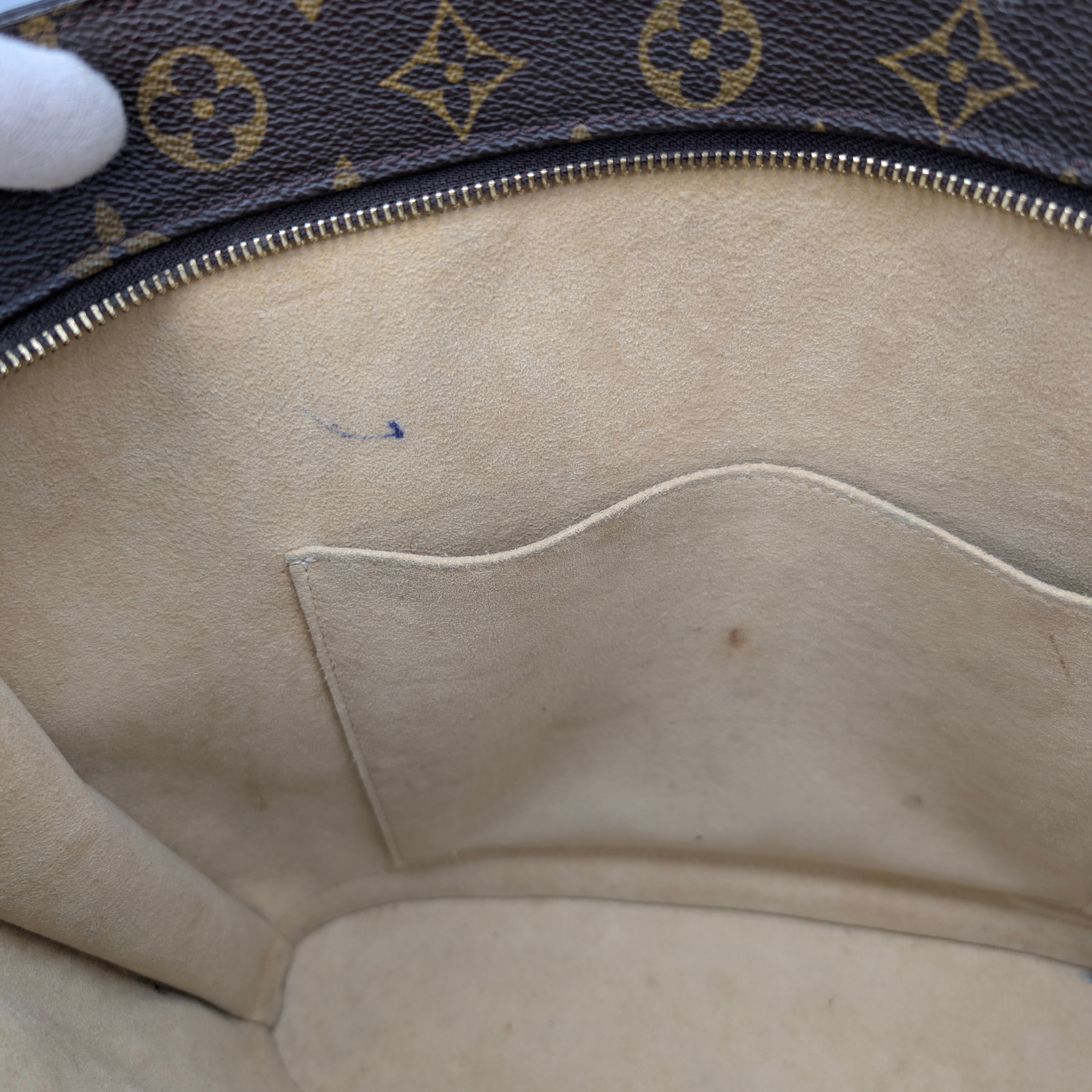 Louis Vuitton Babylone Monogram Tote Bag Brown