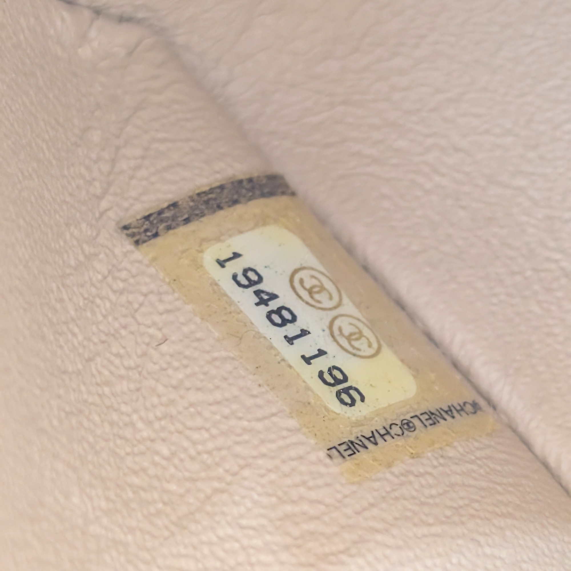 Chanel Double Flap Medium lambskin Bag Beige