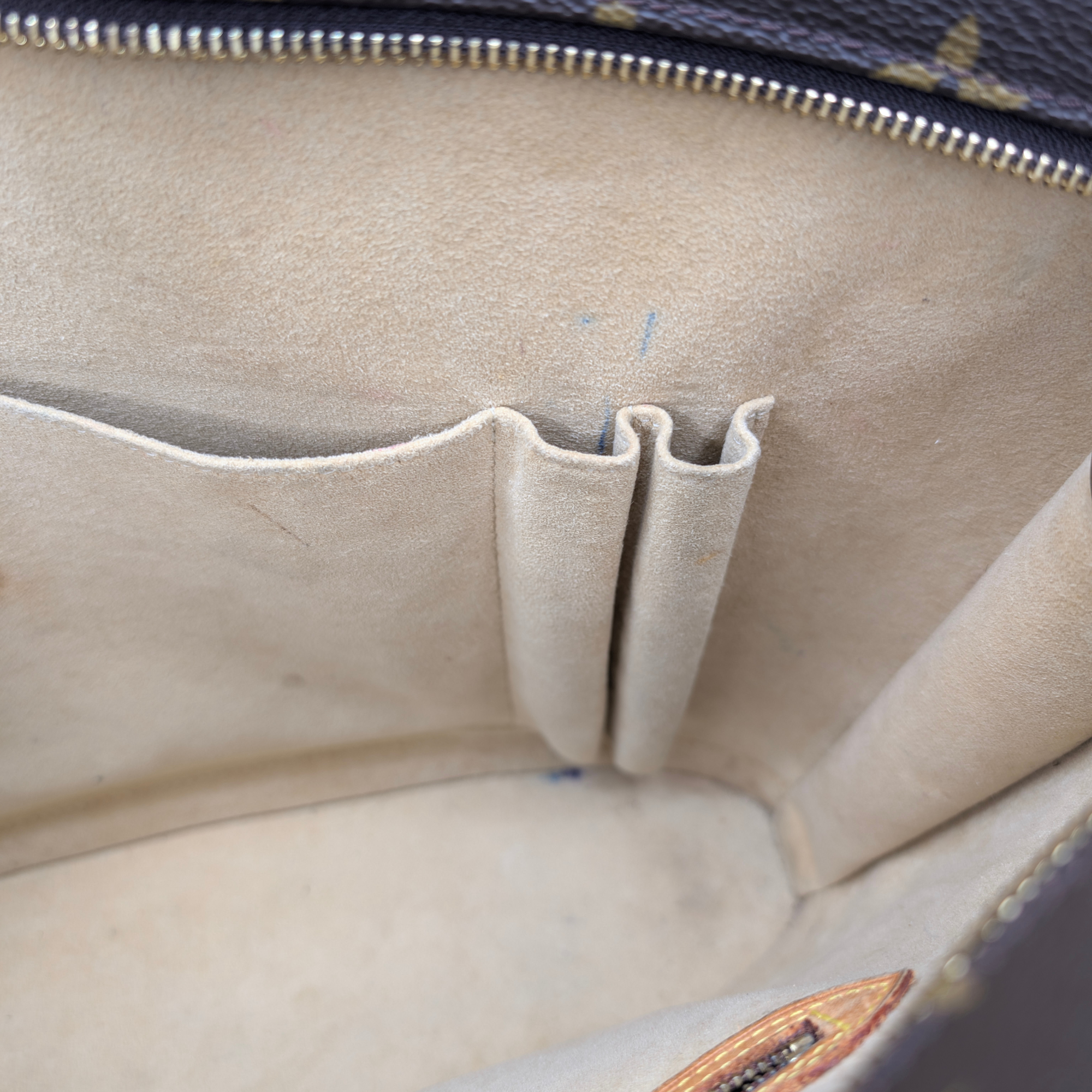 Louis Vuitton Babylone Monogram Tote Bag Brown