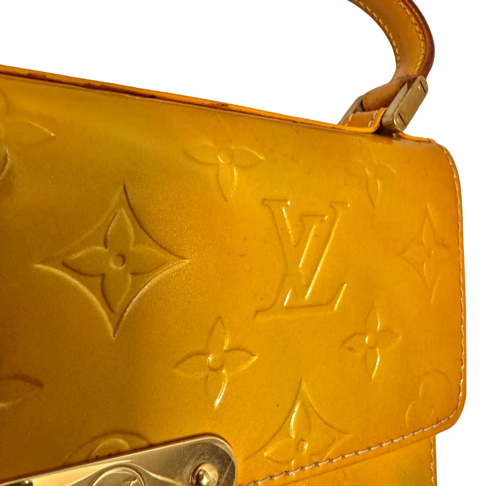 Louis Vuitton Vernis Street Bag Yellow - Lost Designer