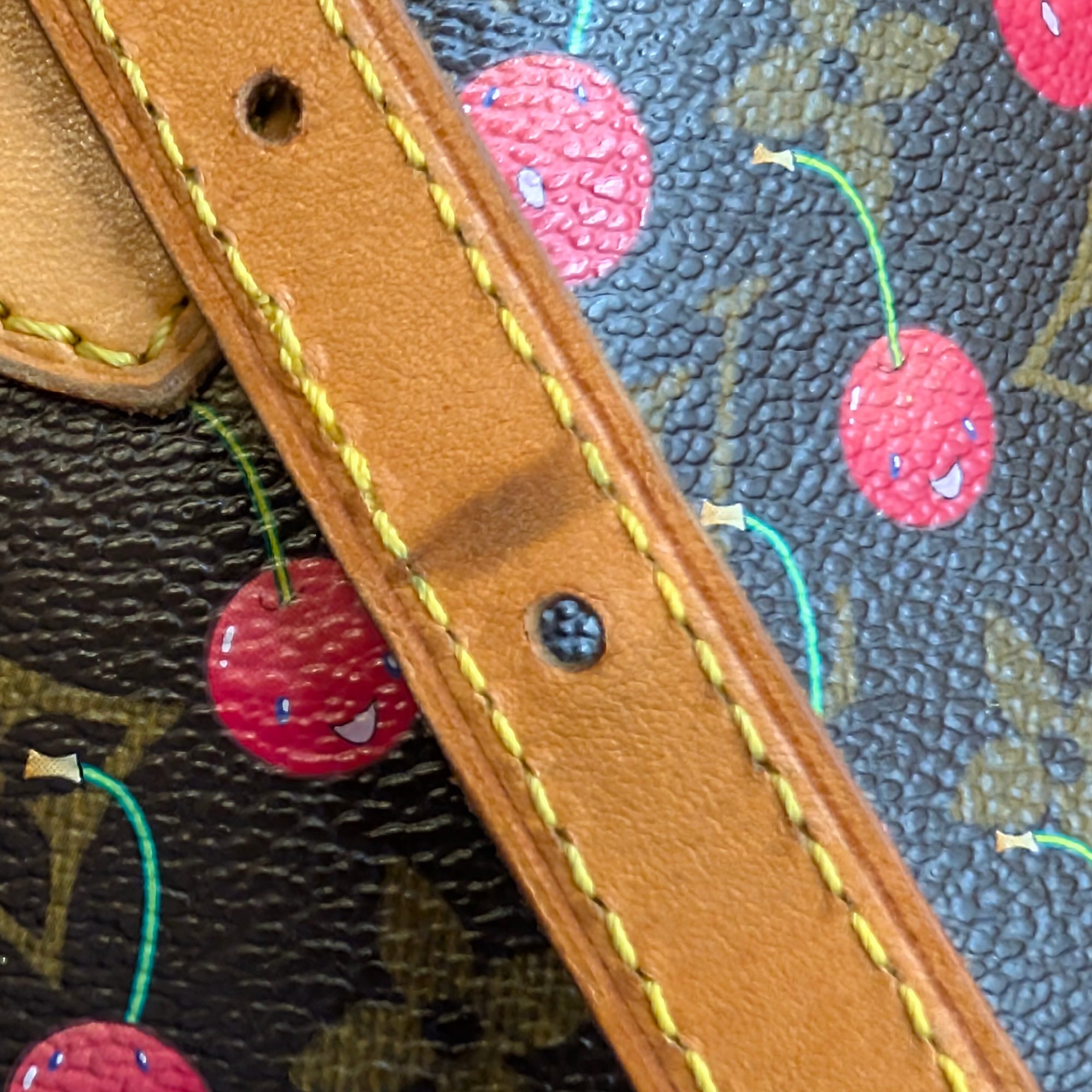 Louis Vuitton Cerises Bucket Murakami Cherry Handbag