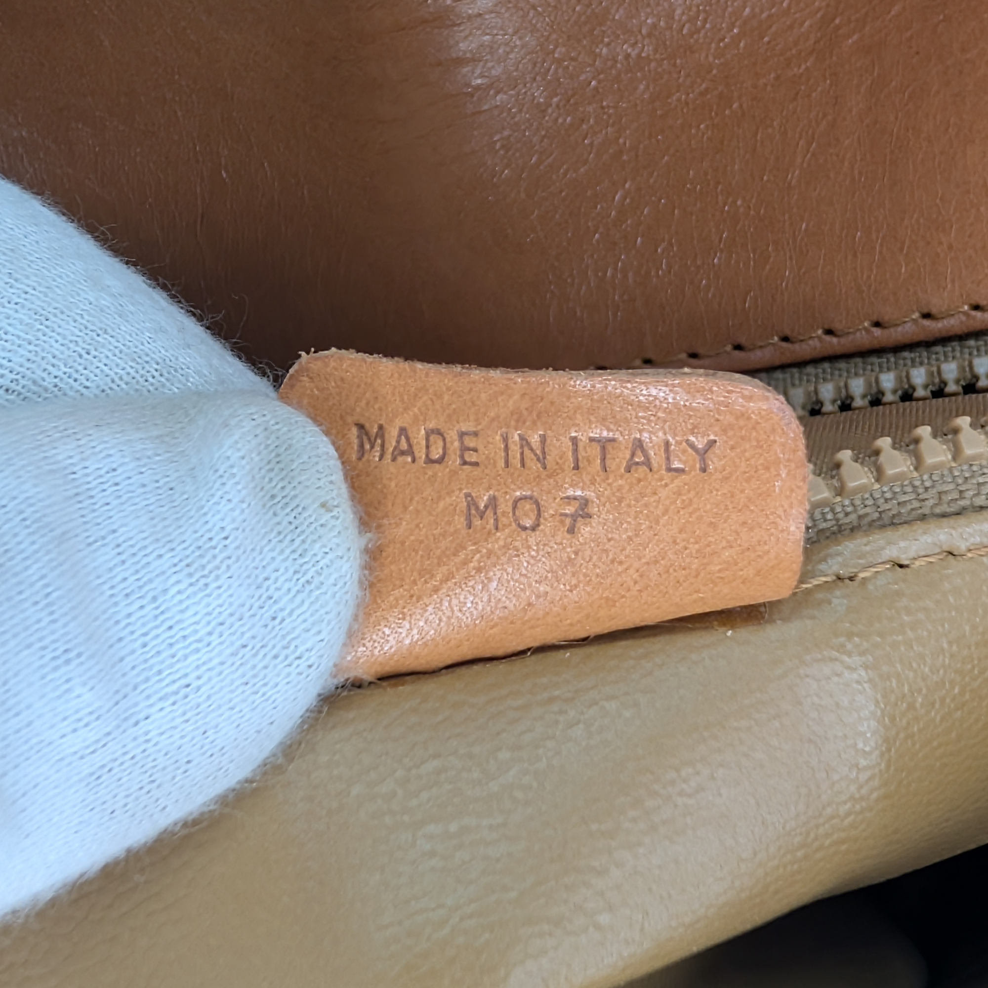 Celine Macadam Shoulder Bag Beige