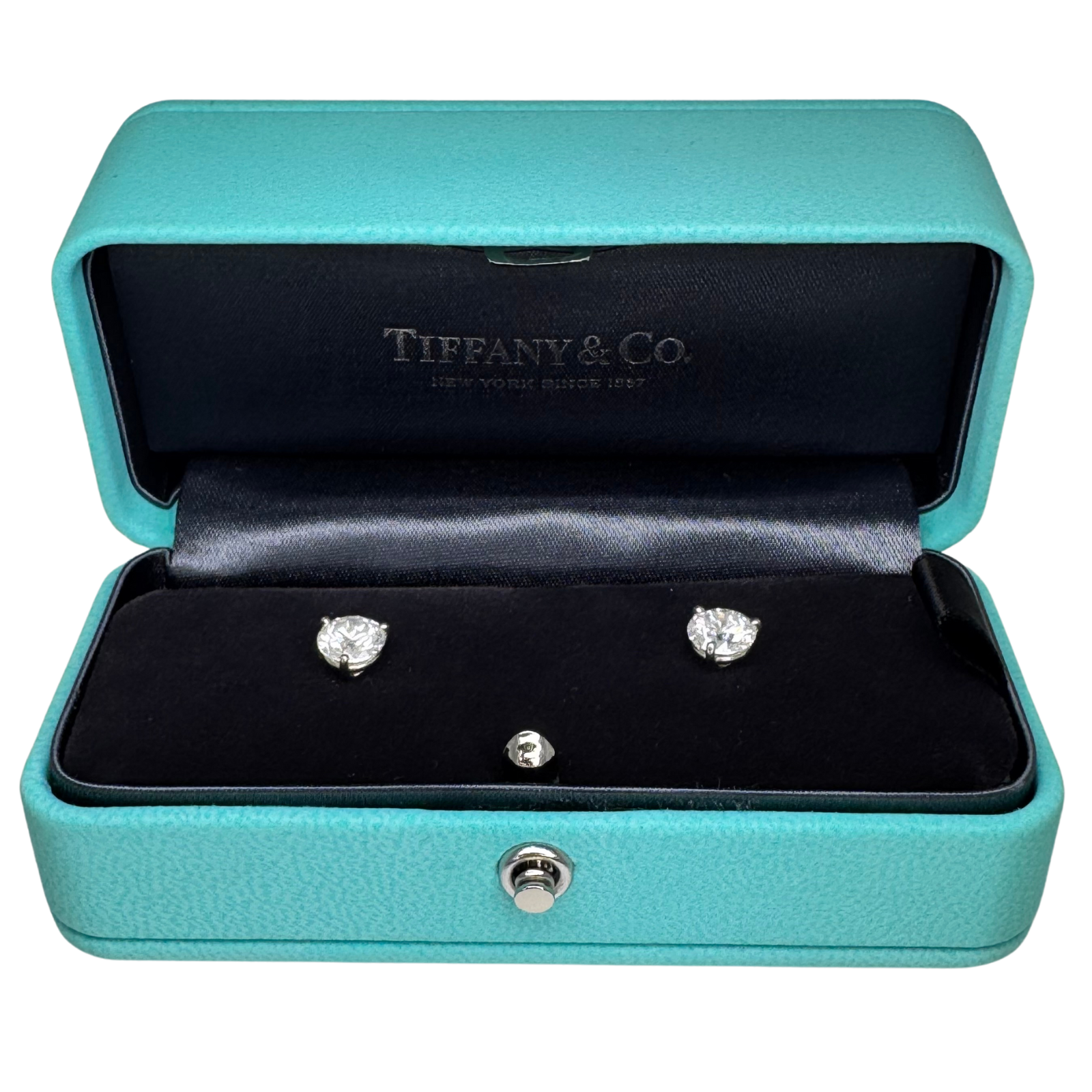 Tiffany & Co. 2.07ct Diamond Stud Earrings in Platinum
