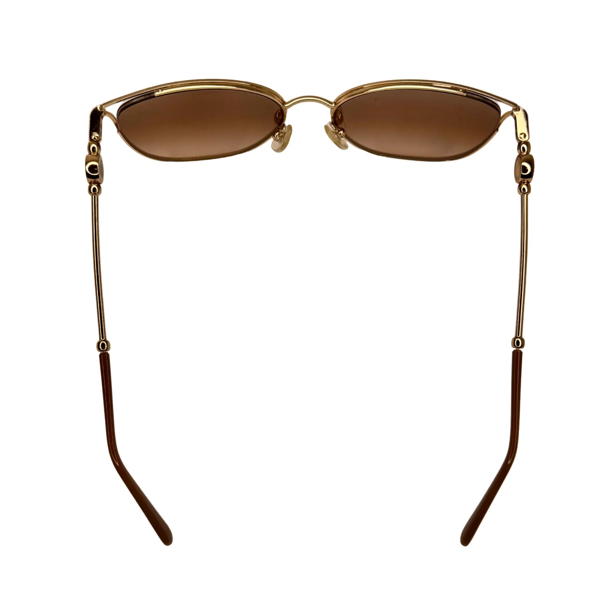 Bvlgari BV6114 Gold Metal Gradient Round Sunglasses – 2036/13