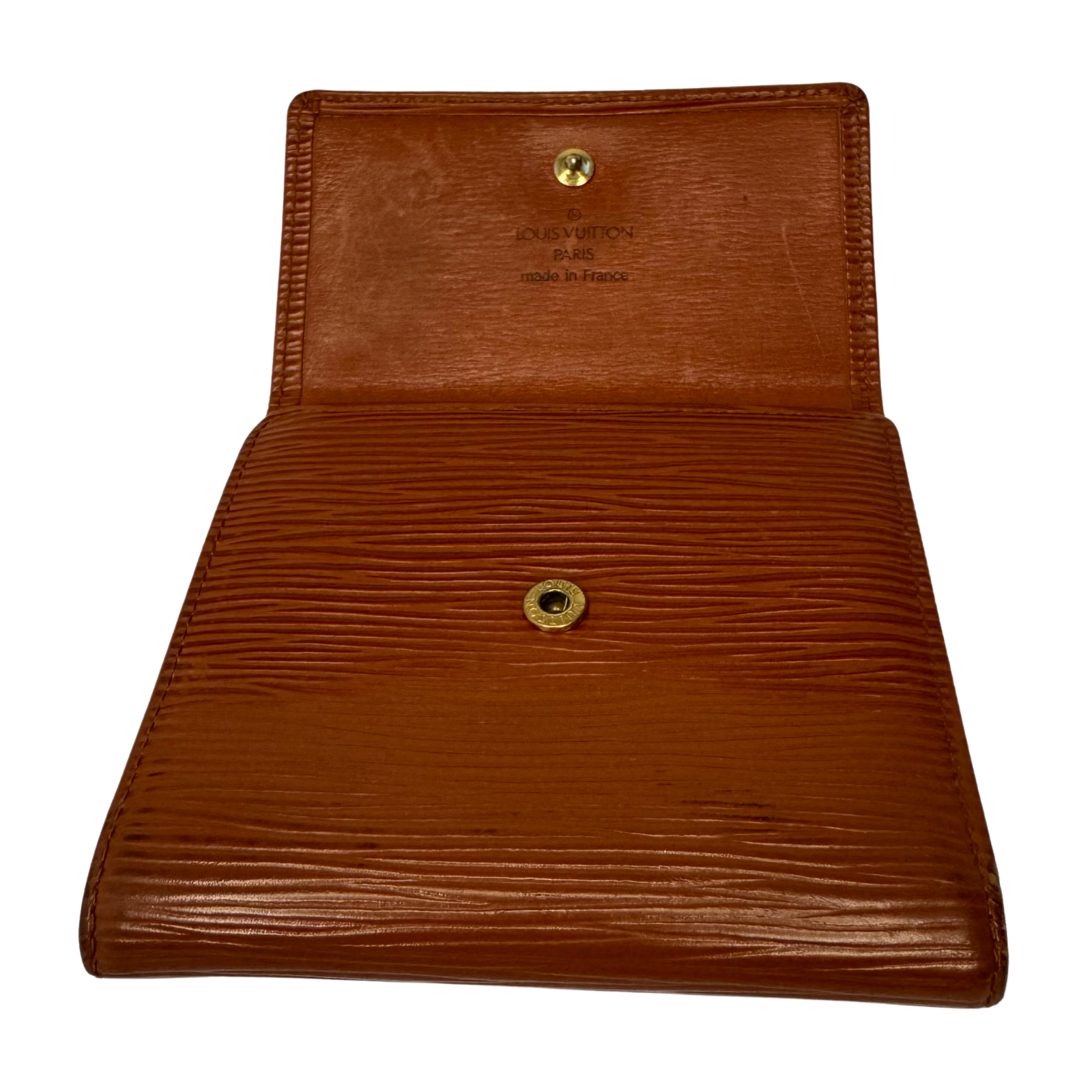 Louis Vuitton Epi Leather Compact Wallet Brown