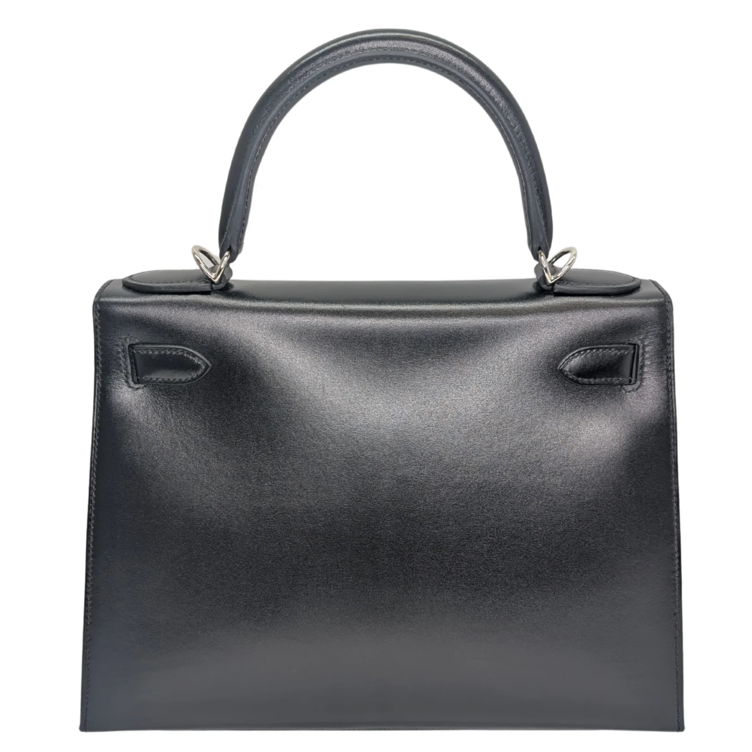 Hermès Kelly 28 SHW Box Leather W Stamp 2024 Black