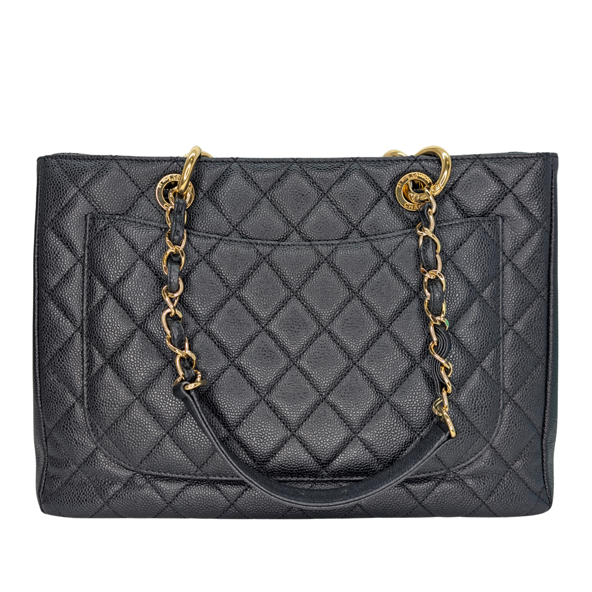 Chanel Grand Shopping Tote Bag Black