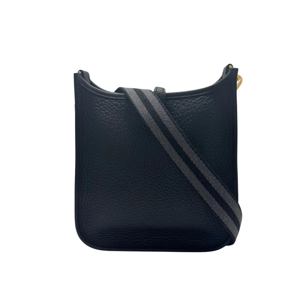 Hermés Evelyn Mini Crossbody Bag W Stamp 2024 Black - Lost Designer