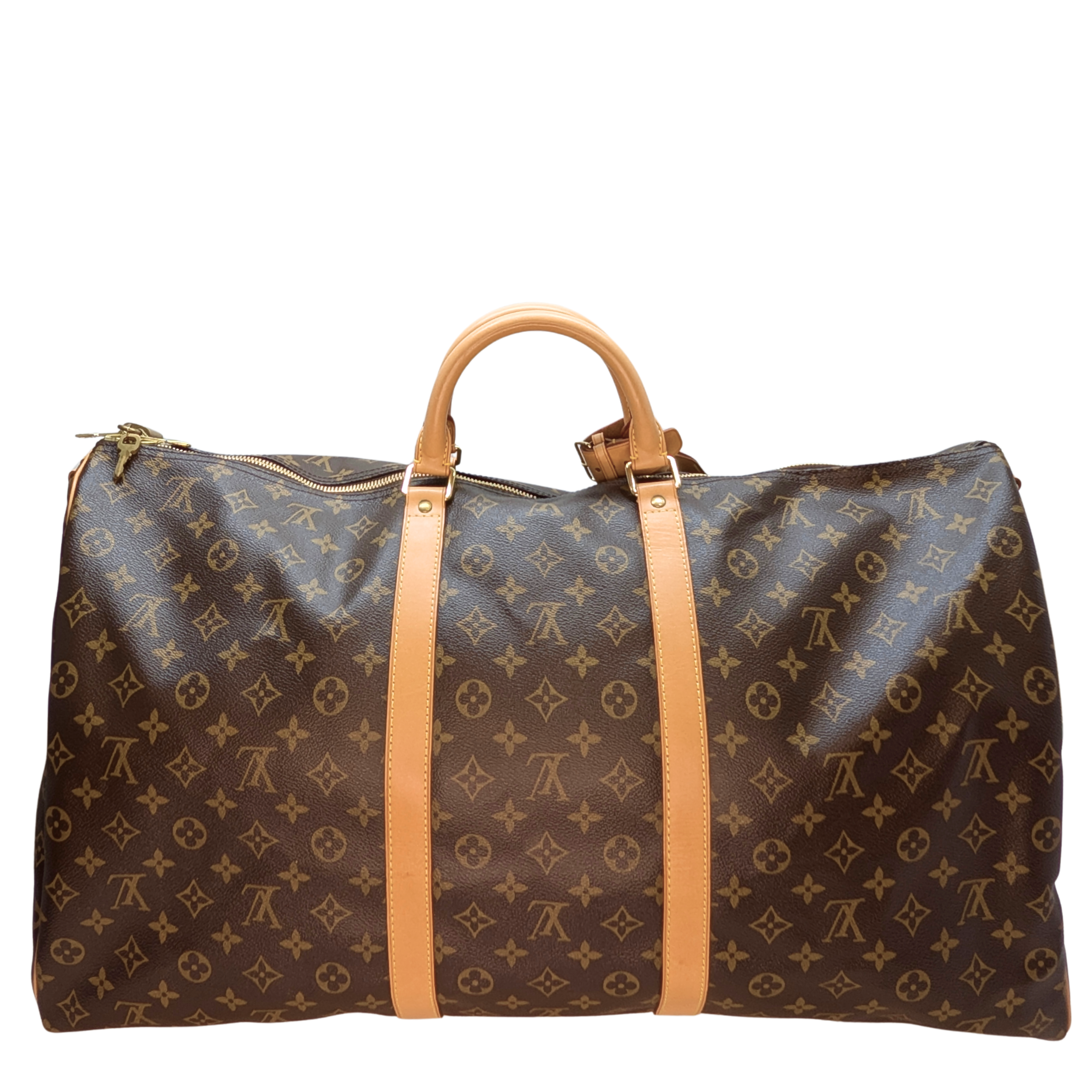 Louis Vuitton Keepall Bandouliere 60 Monogram Duffle Bag