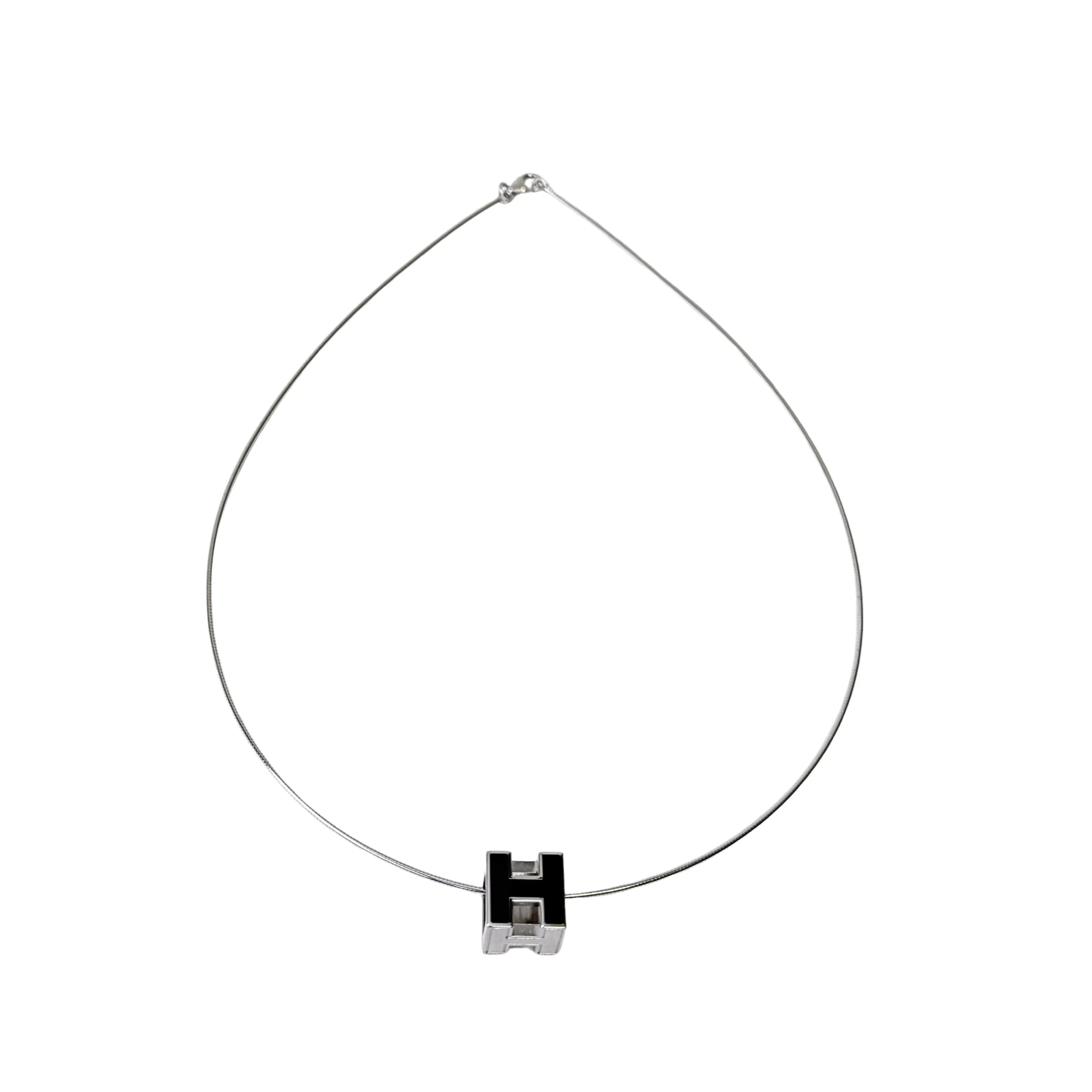 Hermés H Cube Necklace - Lost Designer