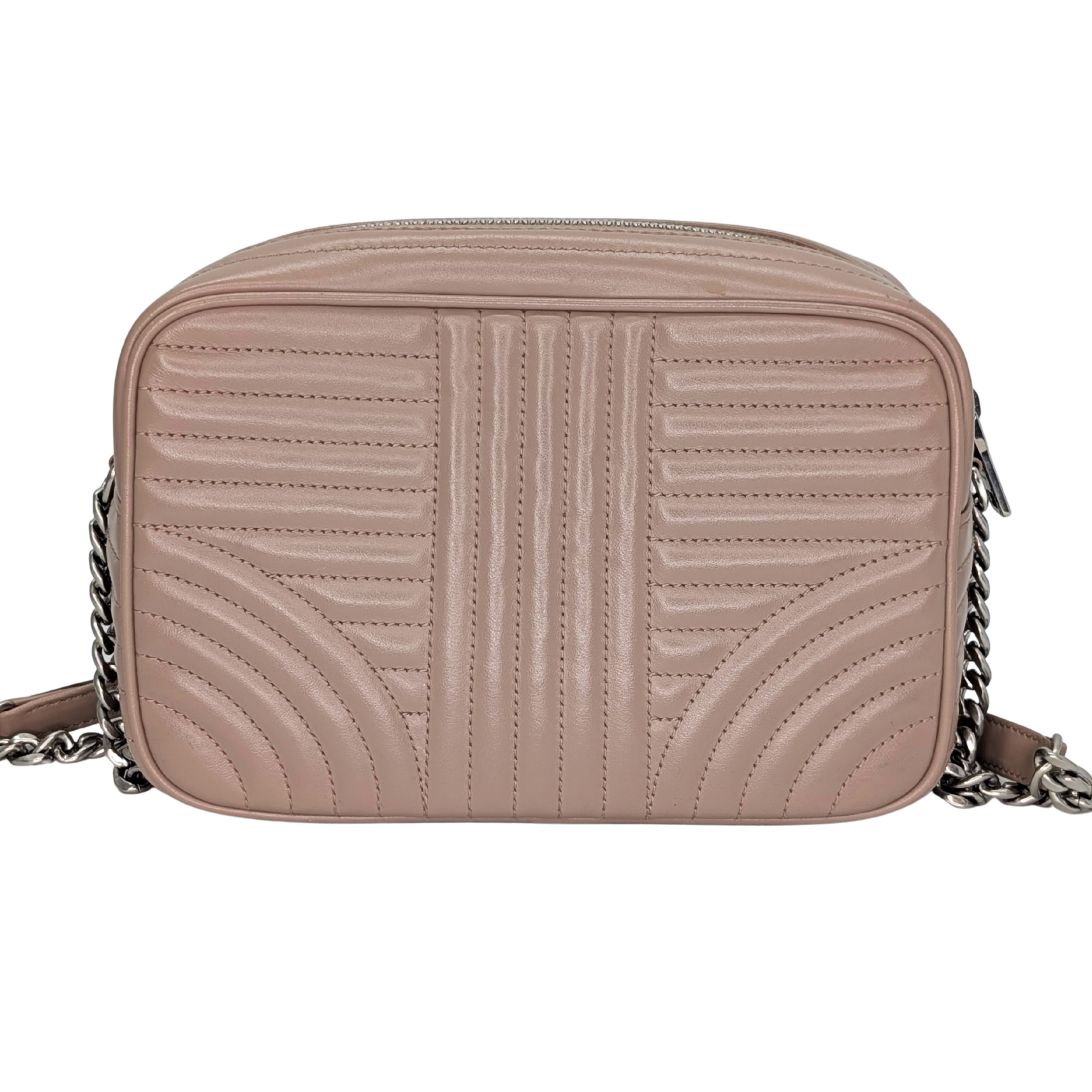 Prada Diagramme Camera Bag Leather Beige